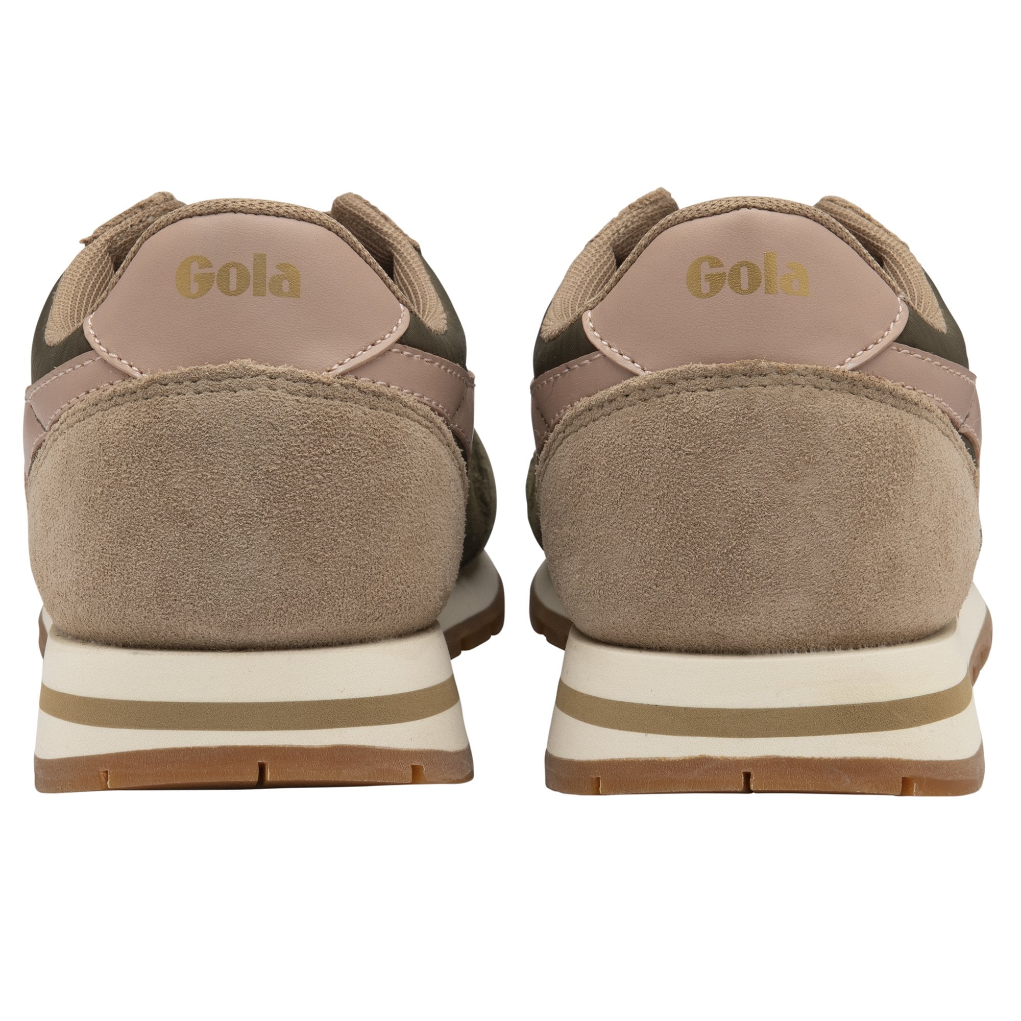 gola-daytona-chute-sneaker-f-r-damen-khaki-cappuccino-koralle image 4