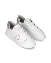 philippe-model-temple-sneaker-damen-wei-rosa-mit-perlen image 5