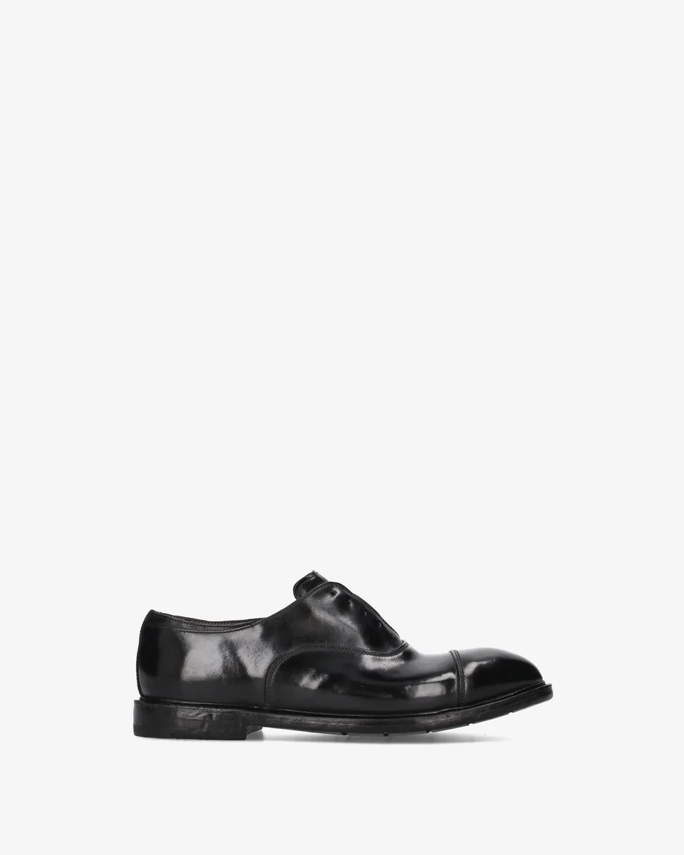 premiata-oxford-schn-rschuh-herren-schwarzes-cordovan-leder image 1