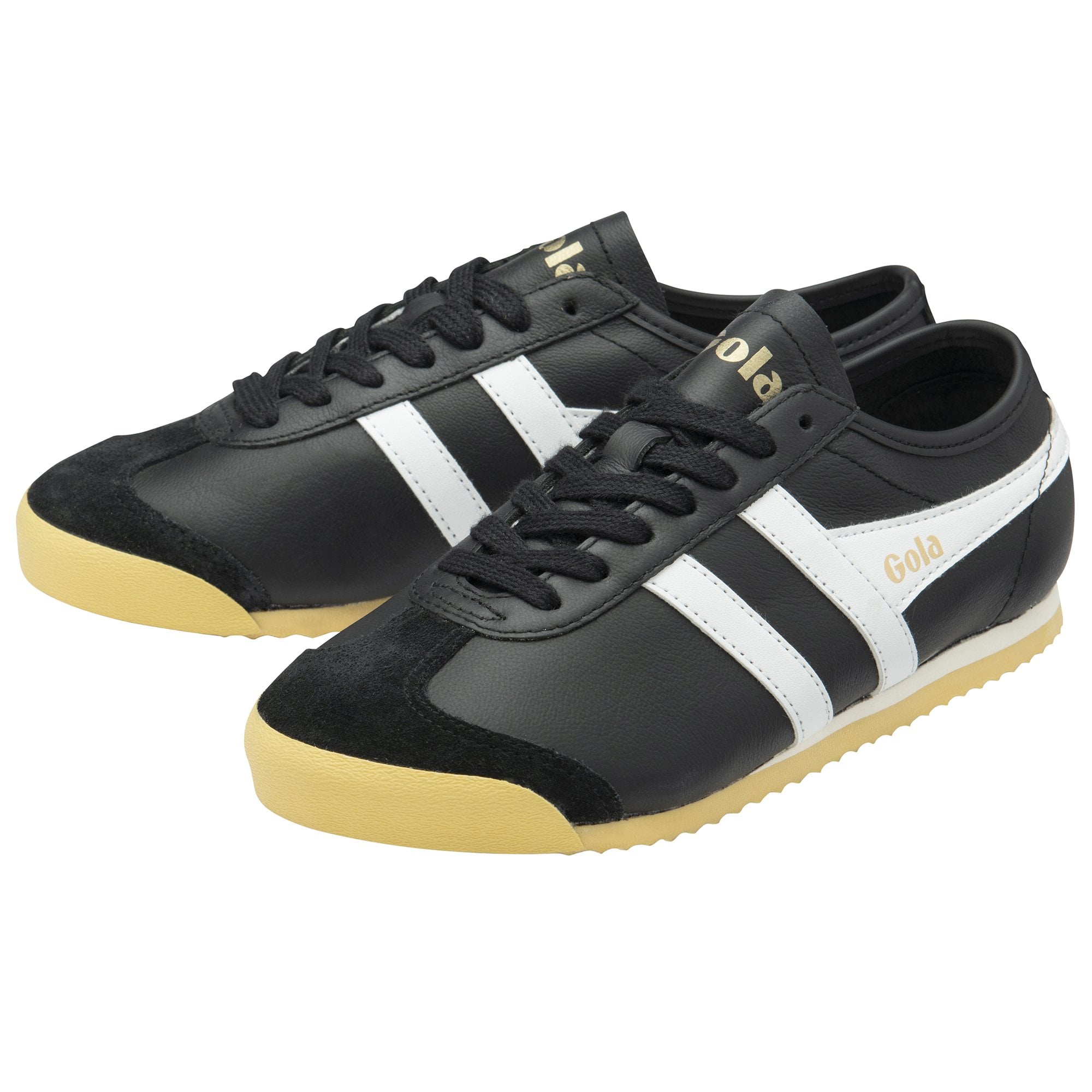 gola-race-damen-race-sneaker-schwarz-wei-leder image 3