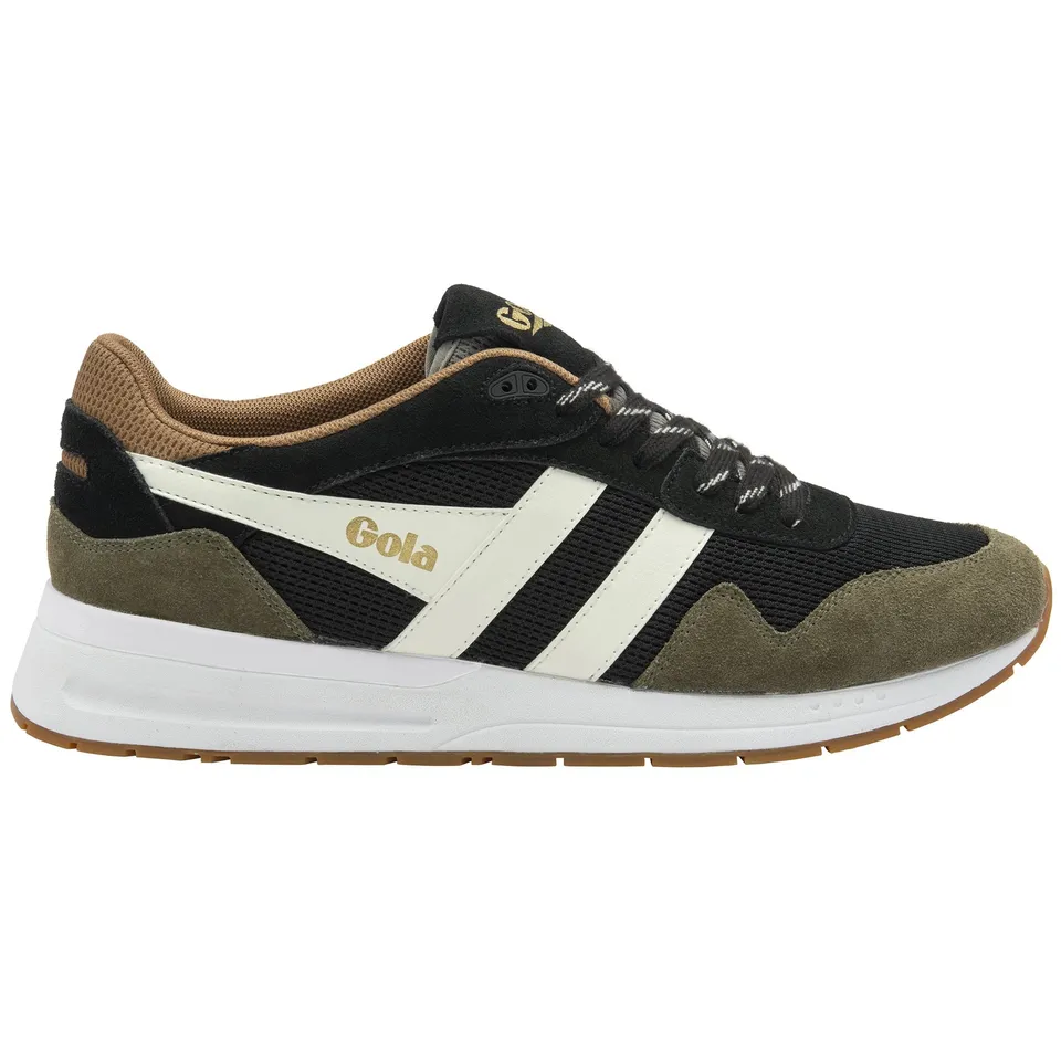 gola-delta-sneaker-f-r-herren-schwarz-khaki-90er-running image 1
