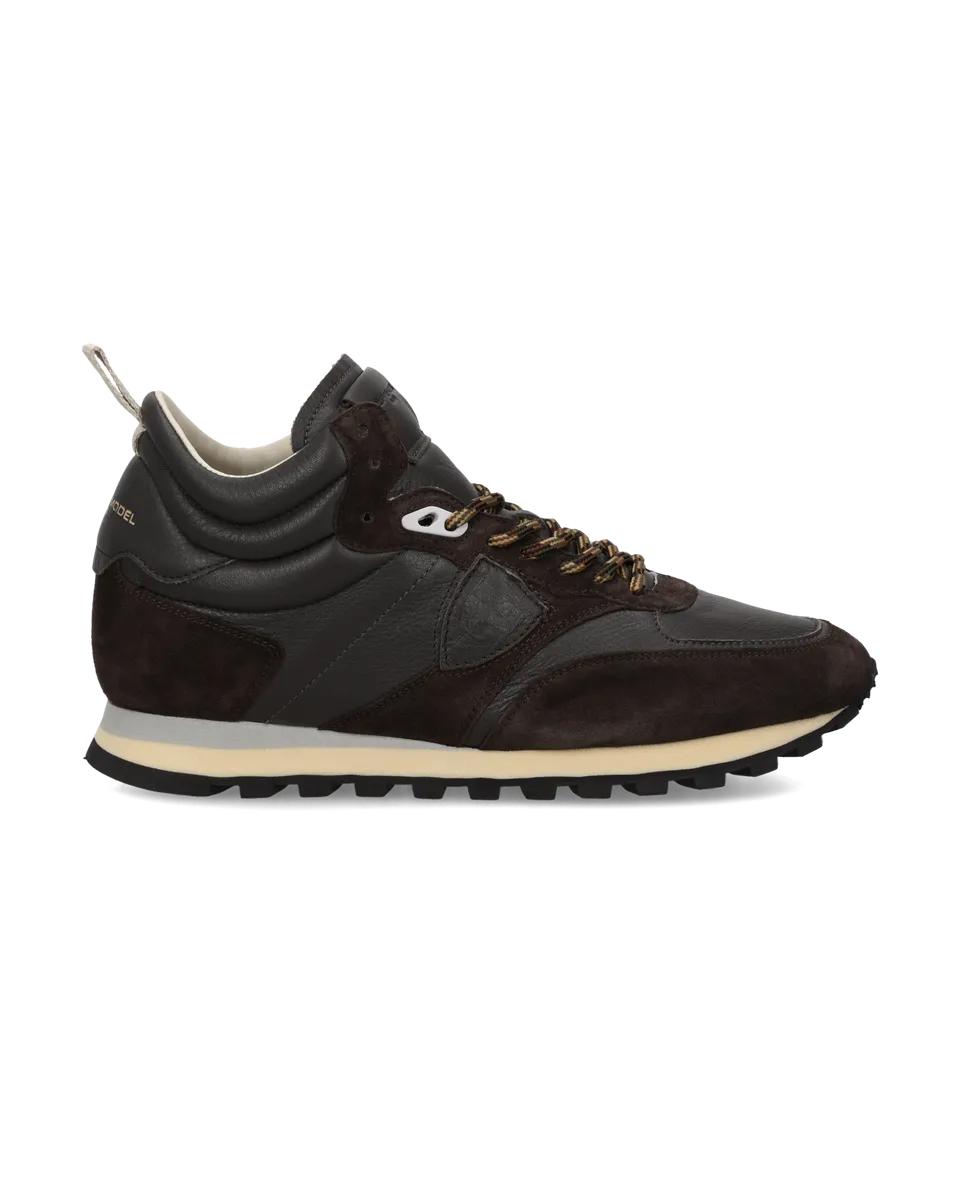 philippe-model-blville-herren-sneaker-braun image 1