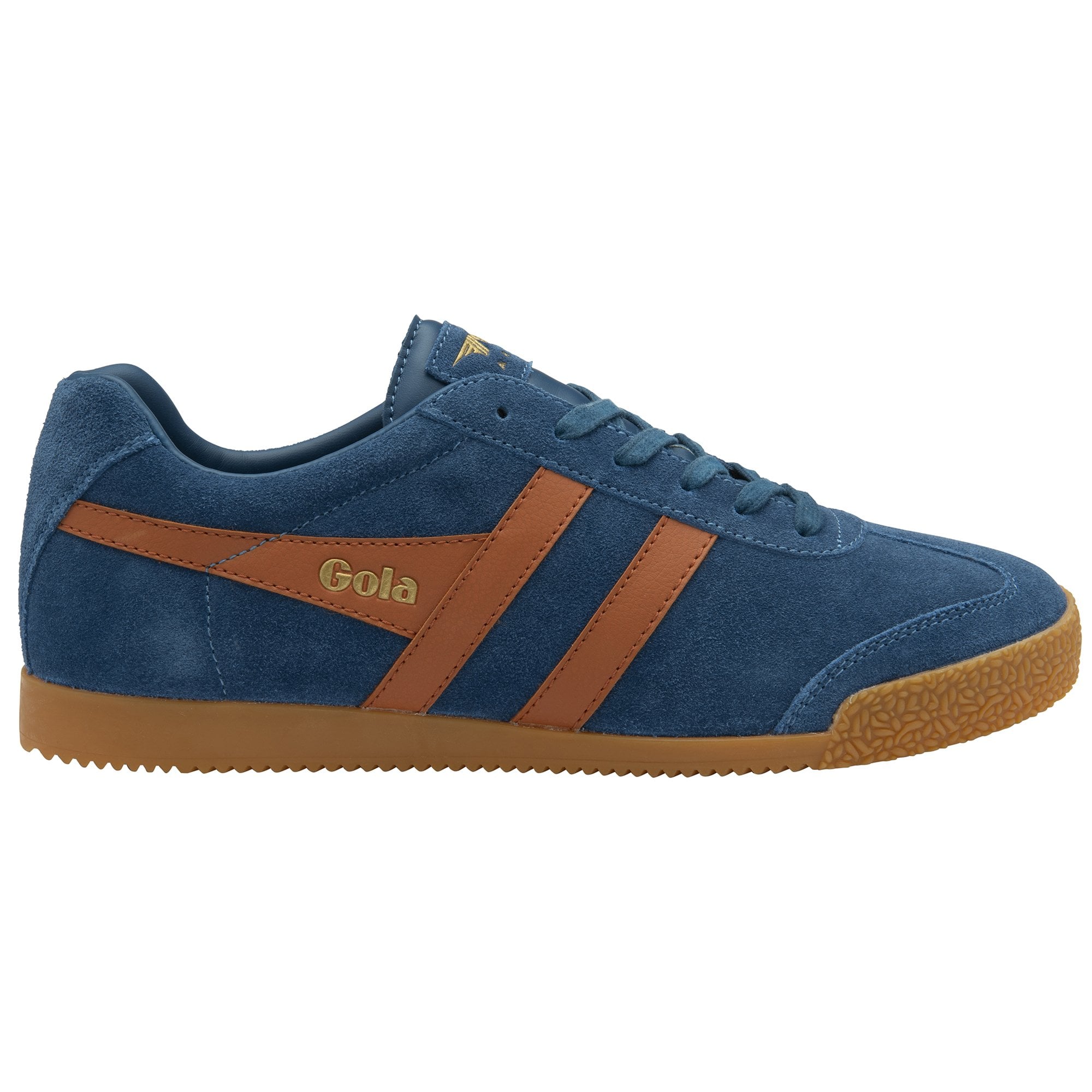 gola-harrier-wildleder-sneaker-f-r-herren-marineblau-orange image 1