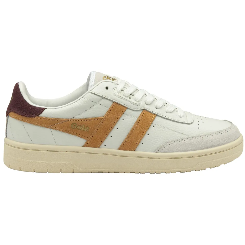 gola-falcon-sneaker-f-r-damen-court-sneaker-wei-lachs-windsorweinrot-leder image 1