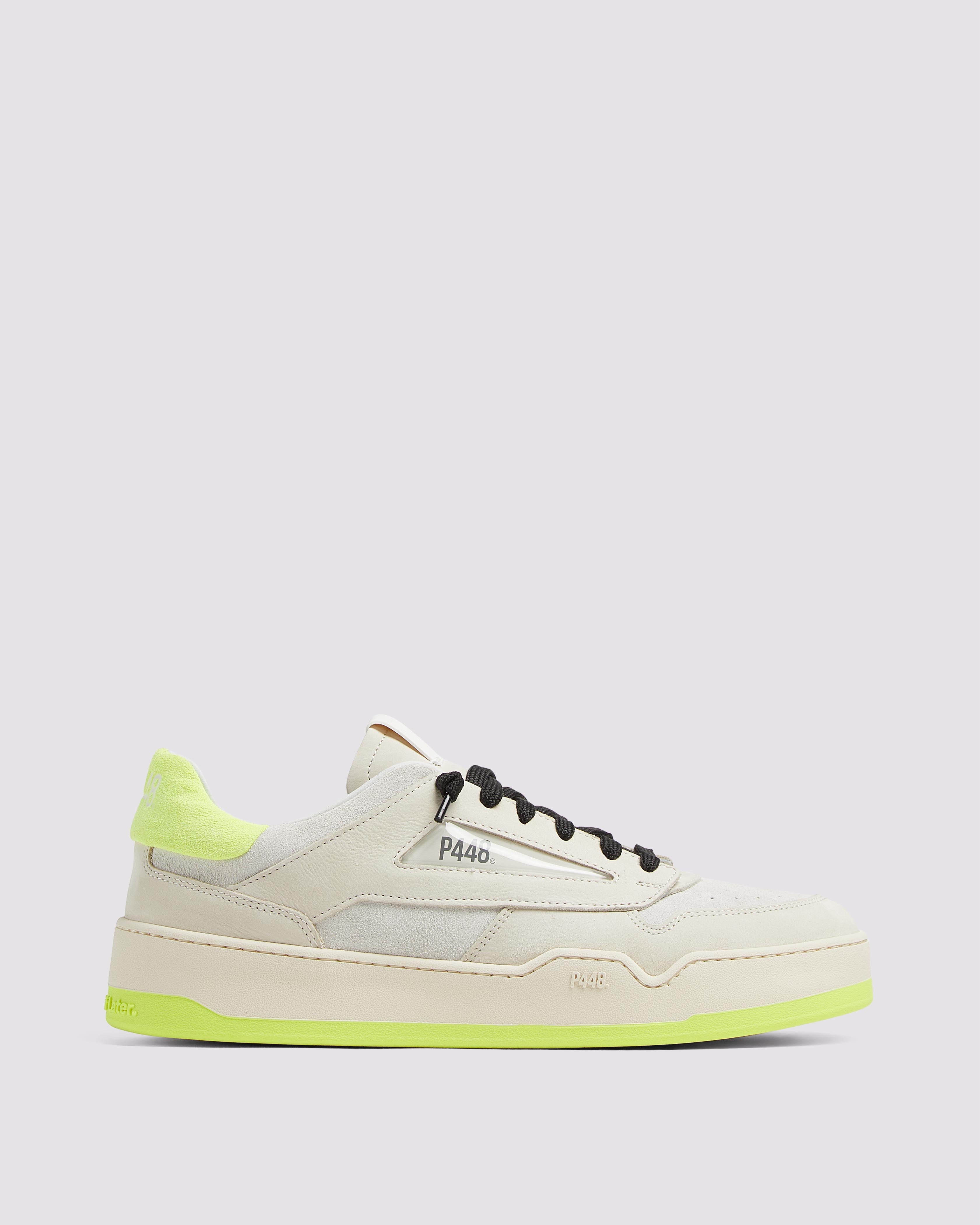 p448-brixton-limelight-herren-low-top-sneaker-beige-neon image 1