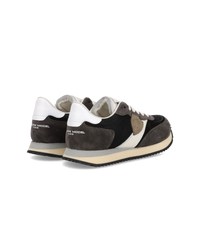 philippe-model-blville-sneaker-kids-grau-schwarz-wei image 2