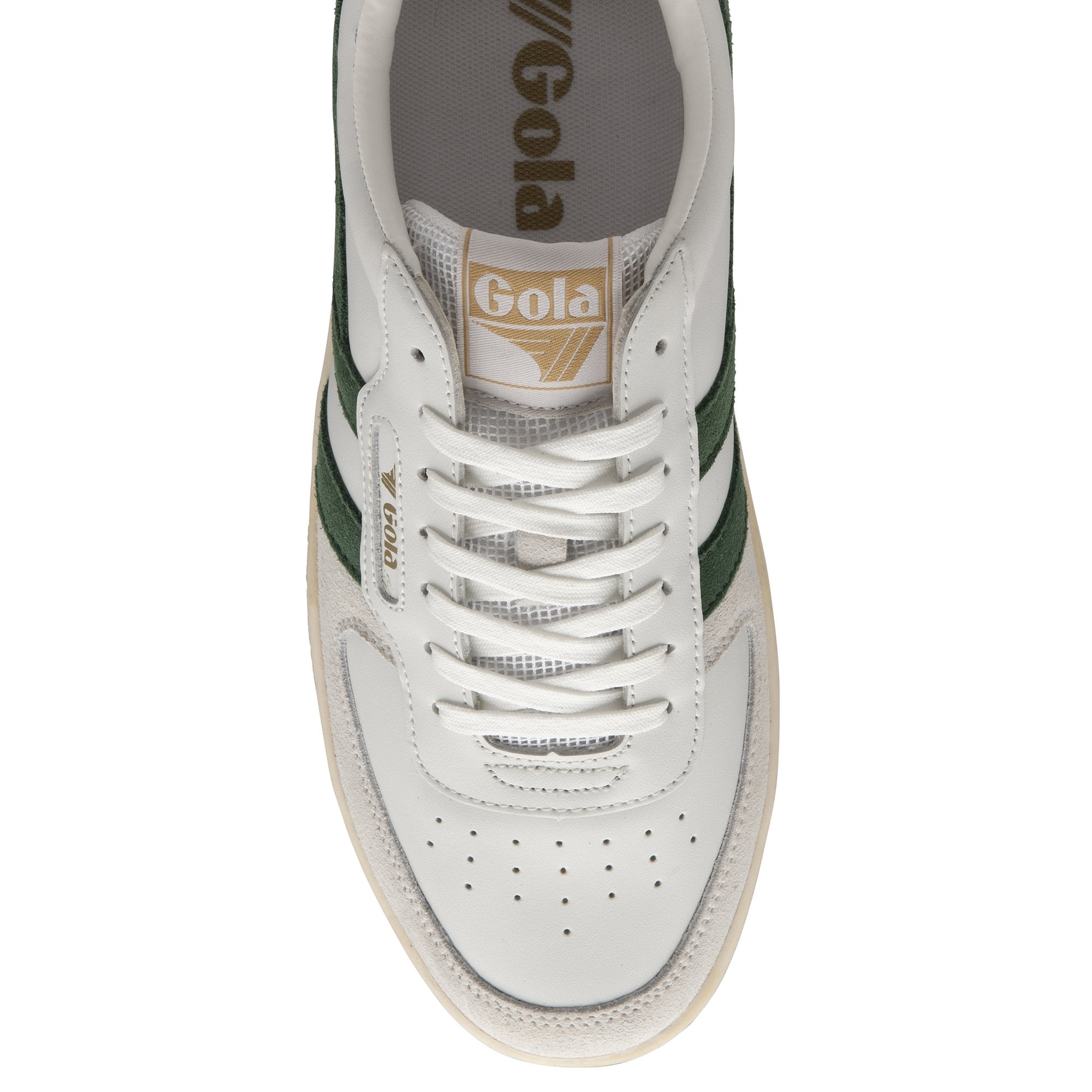 gola-hawk-sneaker-f-r-herren-wei-dunkelgr-n-leder-mix image 5