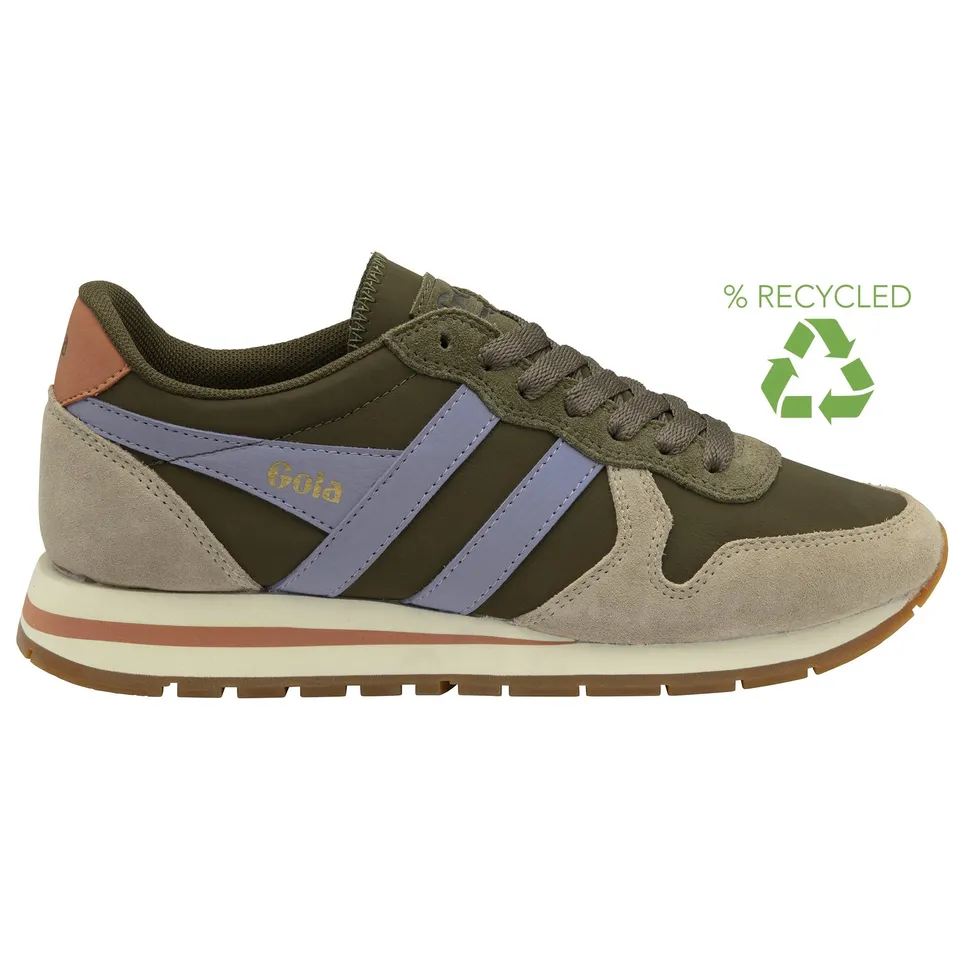 gola-daytona-chute-sneaker-f-r-damen-khaki-beige-lavendel-90er image 1