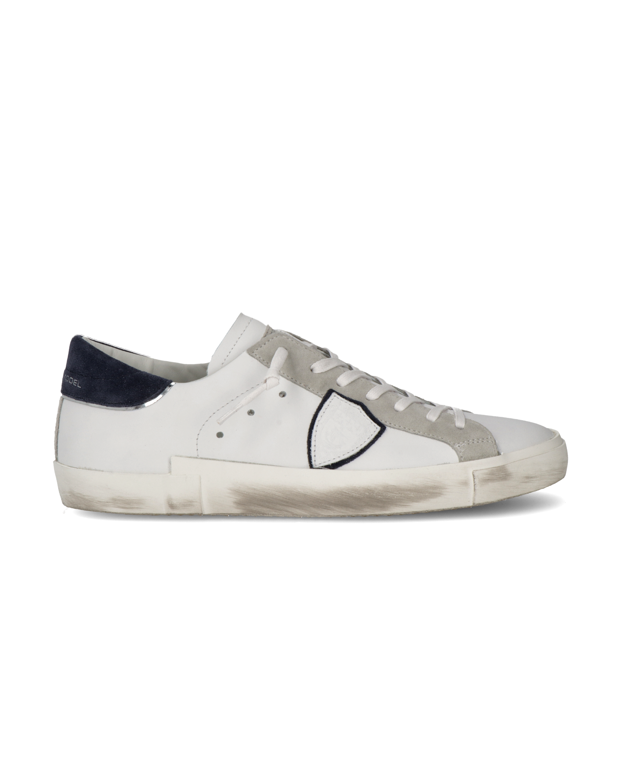 philippe-model-prsx-herren-low-top-sneaker-wei-blau image 1
