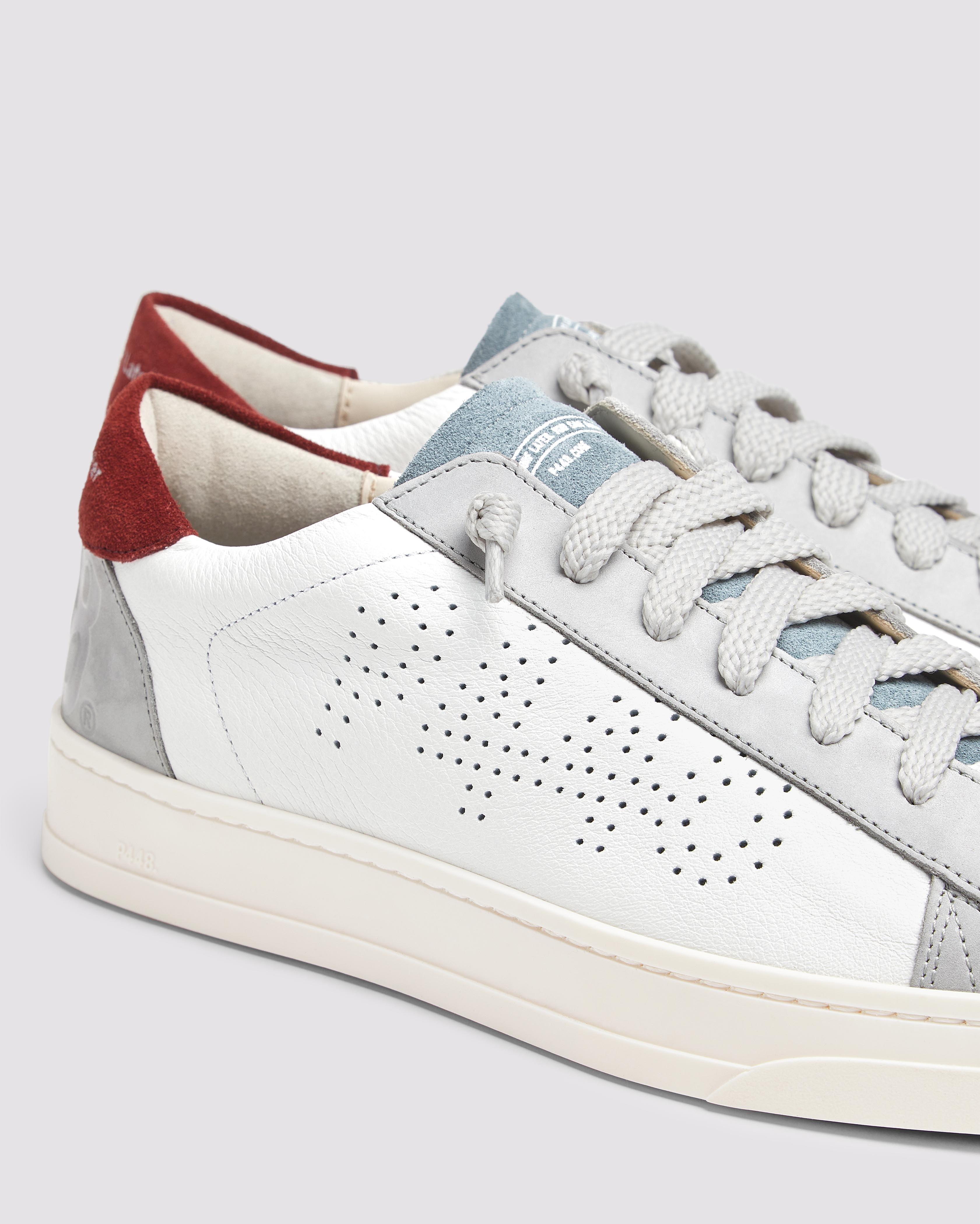 p448-jack-white-burgundy-herren-low-top-sneaker image 4
