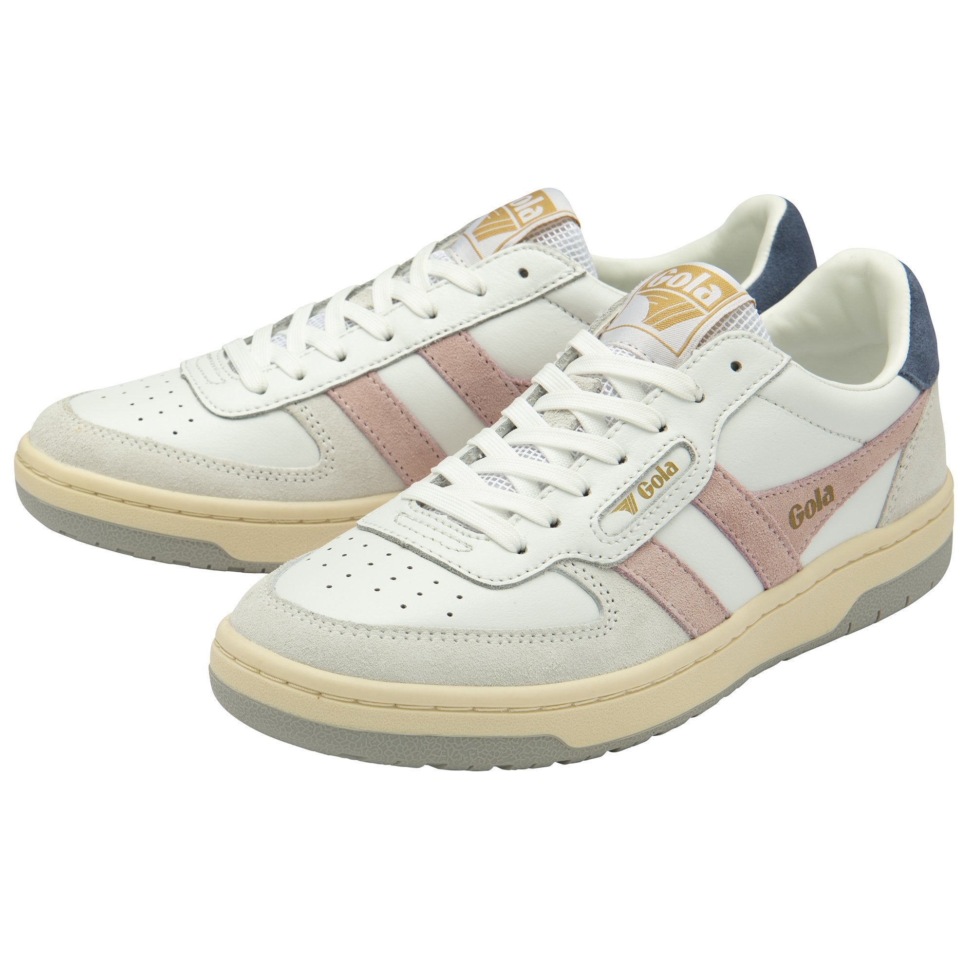 gola-hawk-damen-sneaker-wei-rosa-grau image 3