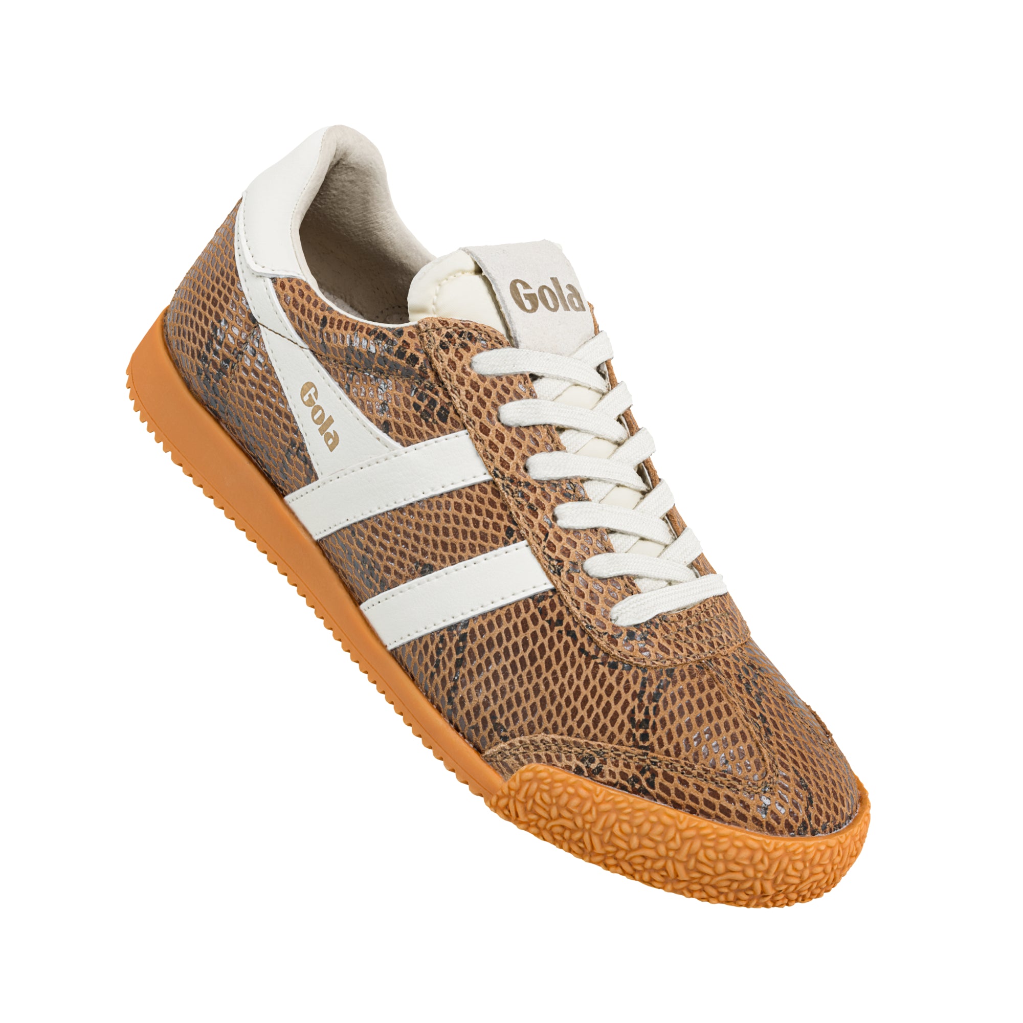 gola-elan-serpent-damen-turnschuhe-in-otterbraun-mit-schlangenprint image 5