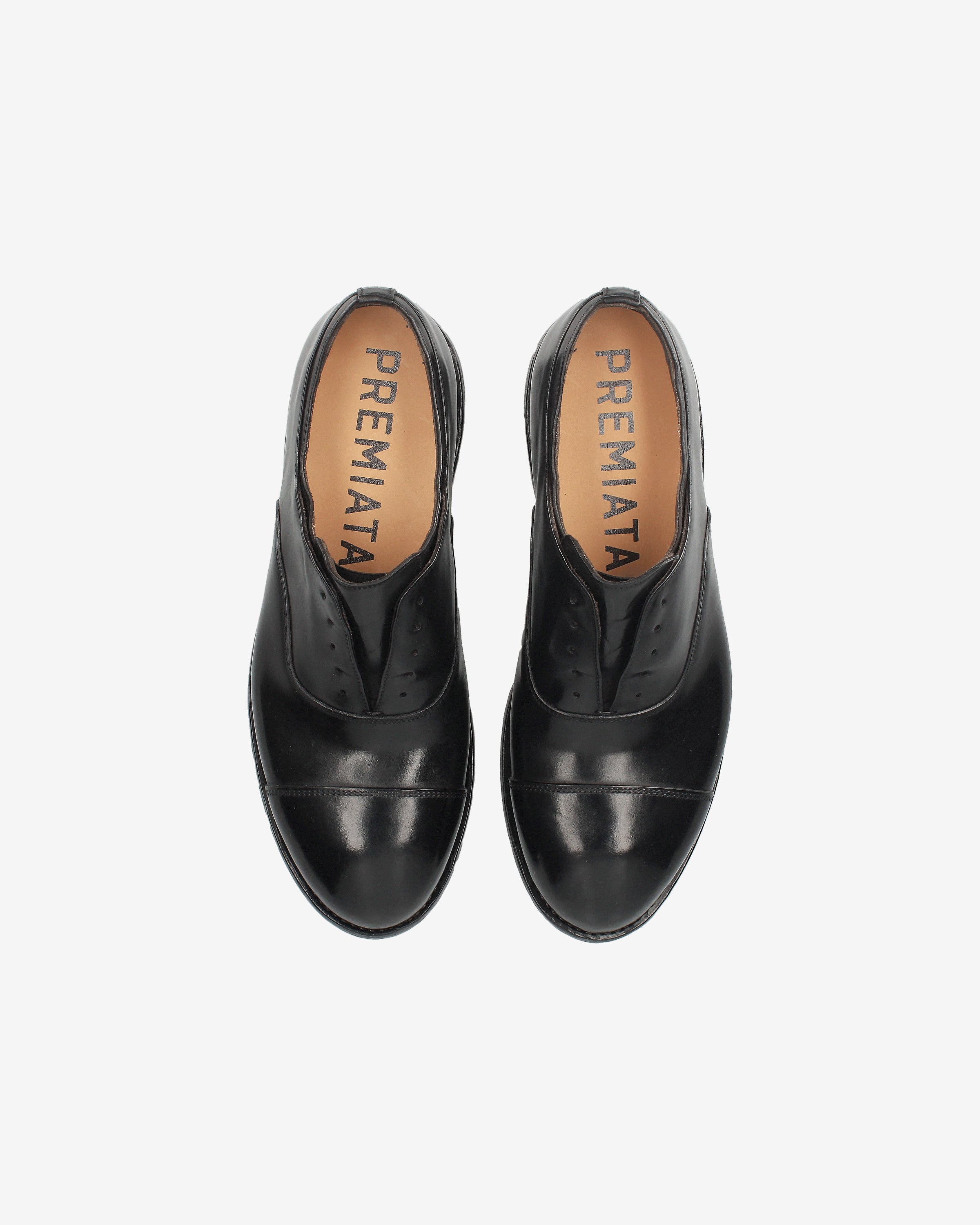 premiata-oxford-cordovan-king-brass-schwarz-lederschuh image 6