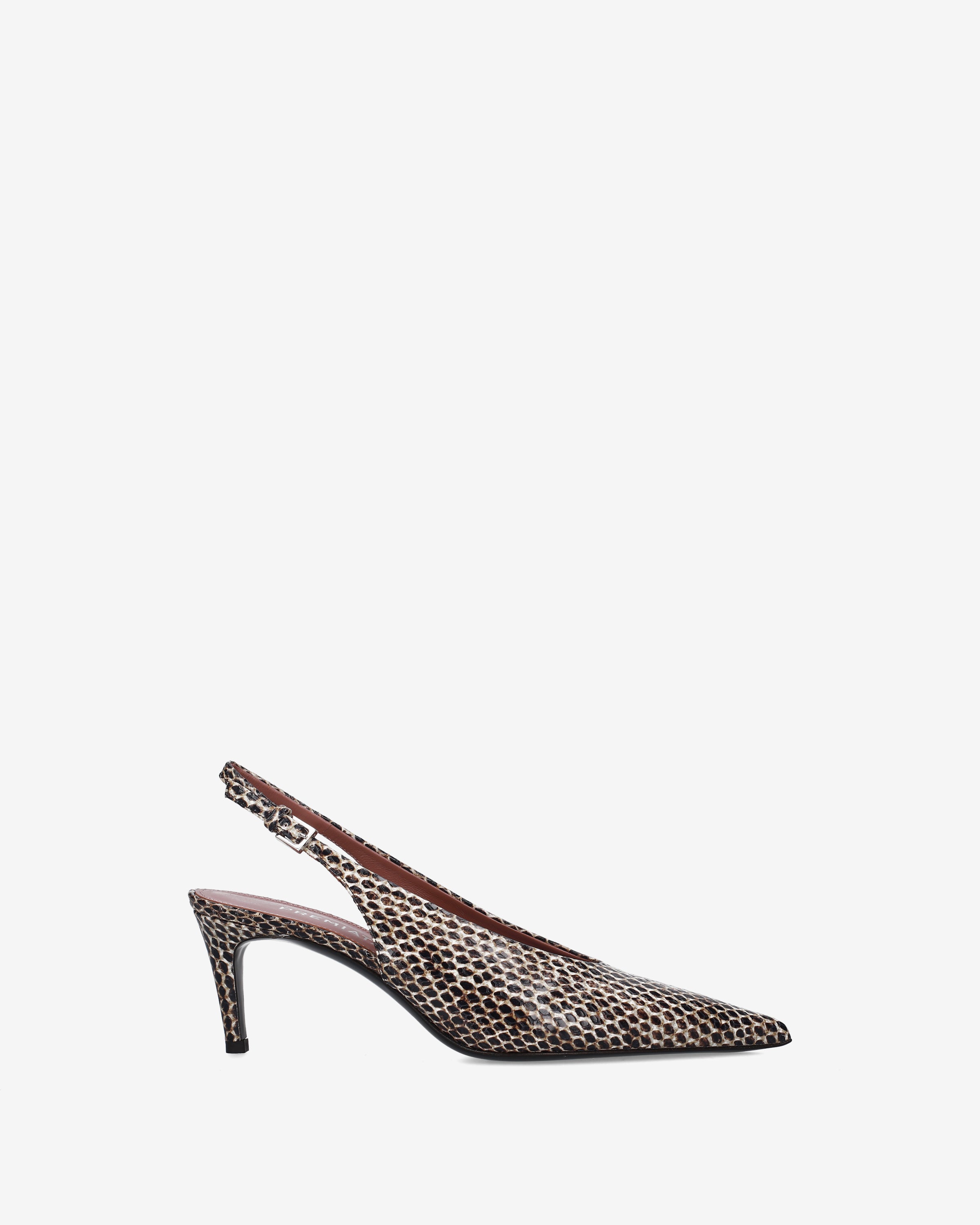 premiata-d-collet-slingback-pitone-naturale-damen-pumps image 1