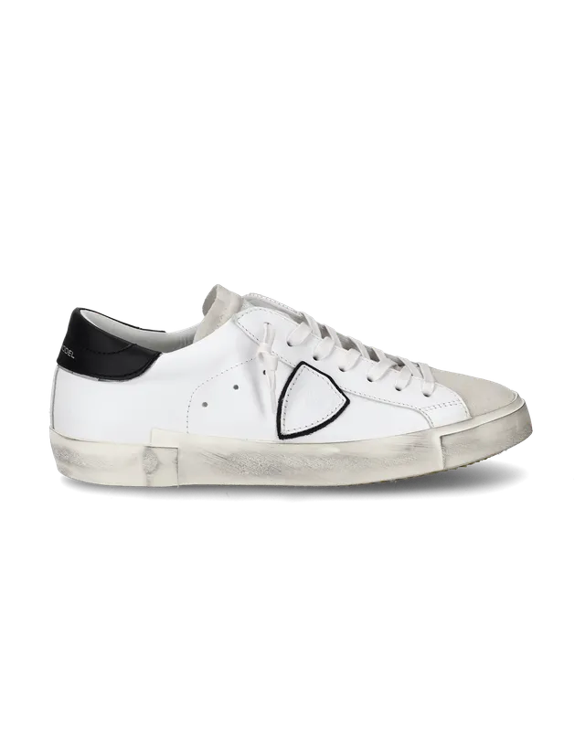 philippe-model-prsx-herren-sneaker-low-wei-schwarz image 1