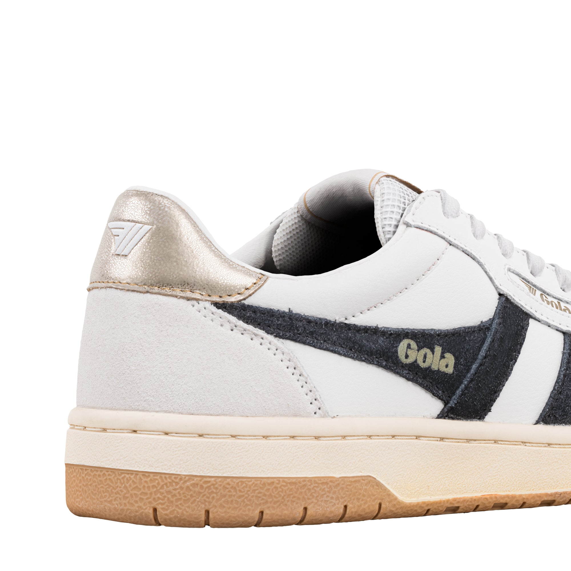 gola-hawk-sneaker-f-r-damen-wei-schwarz-gold image 6