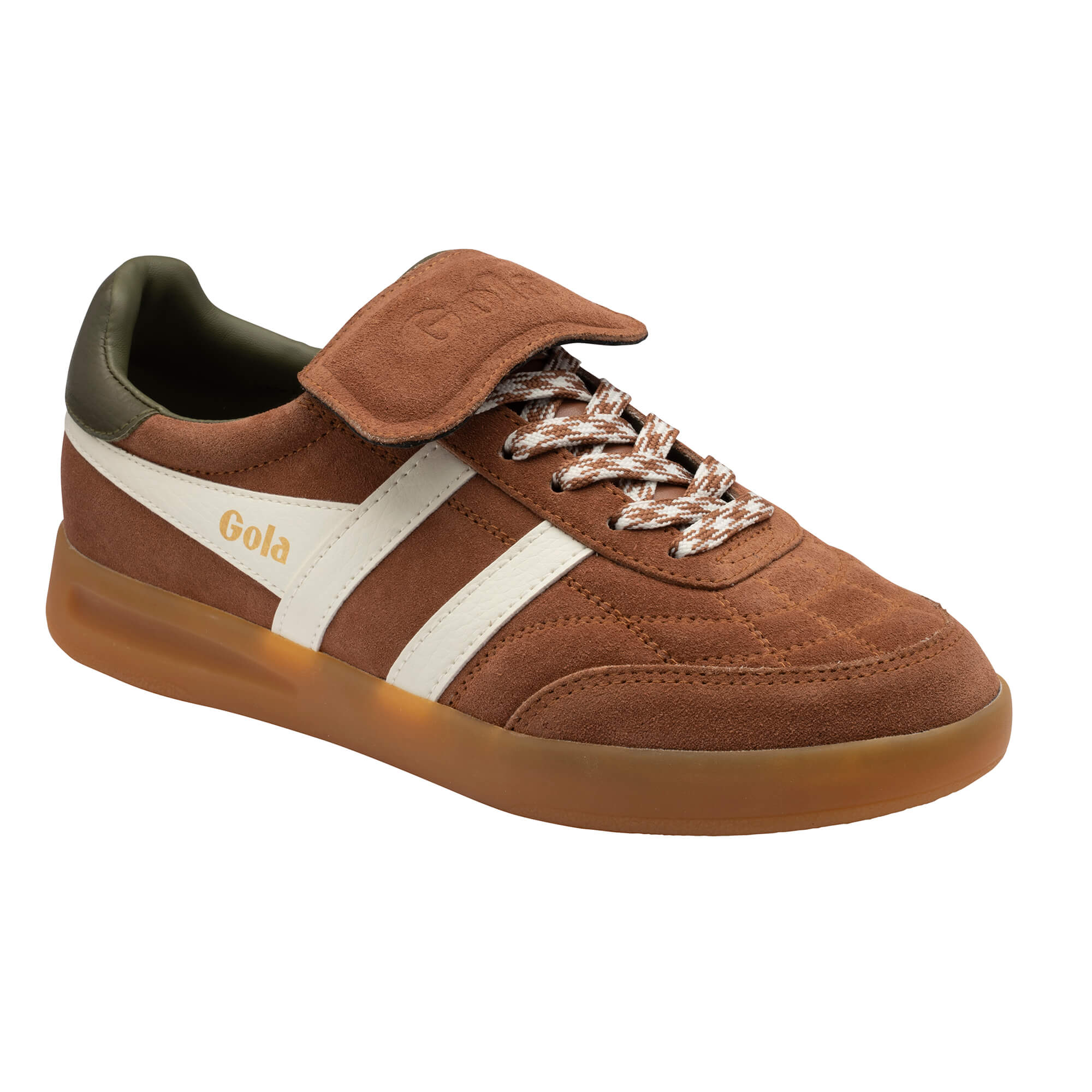 gola-stadia-86-damen-sneaker-umbra-wildleder-vintage-fu-ball image 2