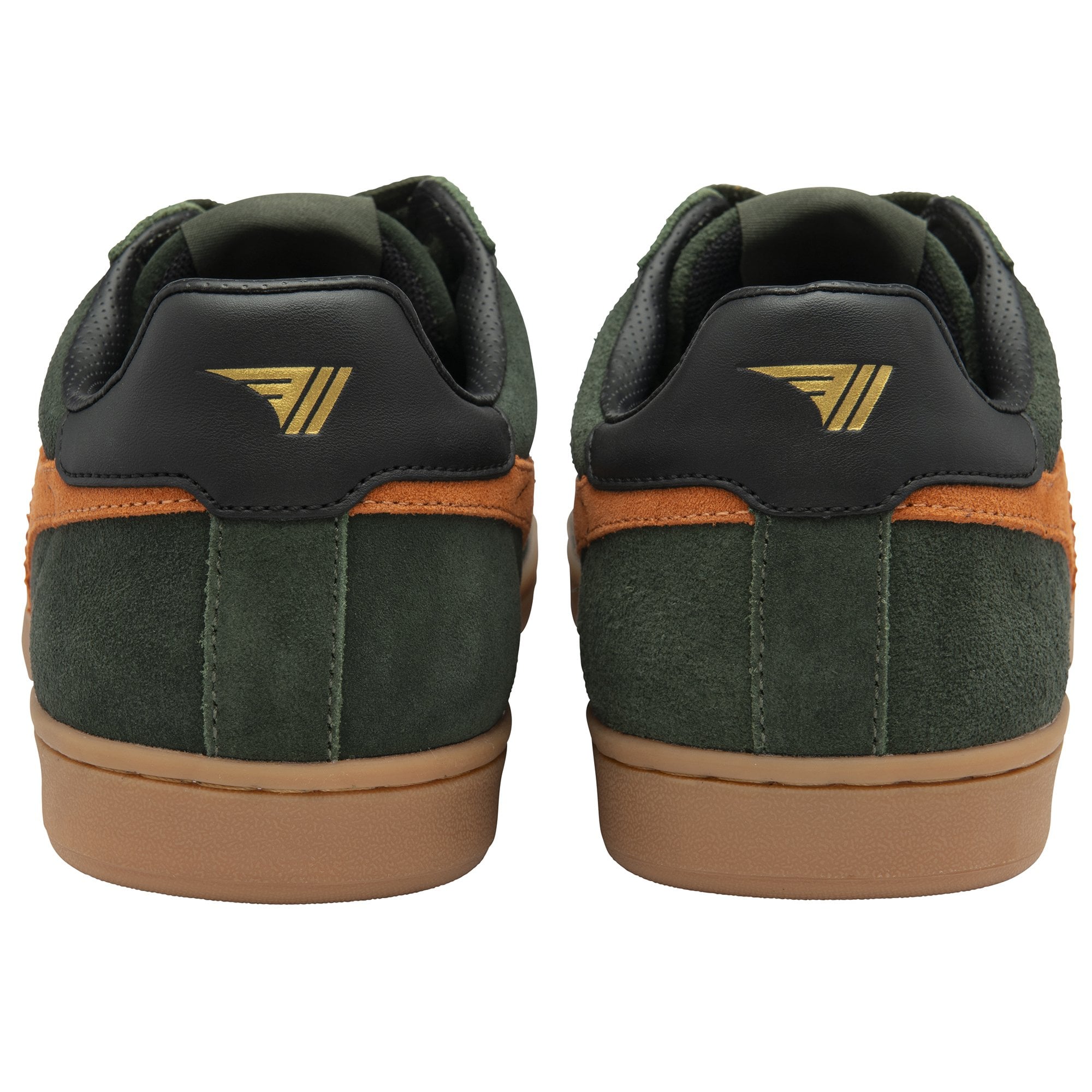 gola-equipe-ii-suede-herren-sneaker-dunkelkhaki-orange image 4