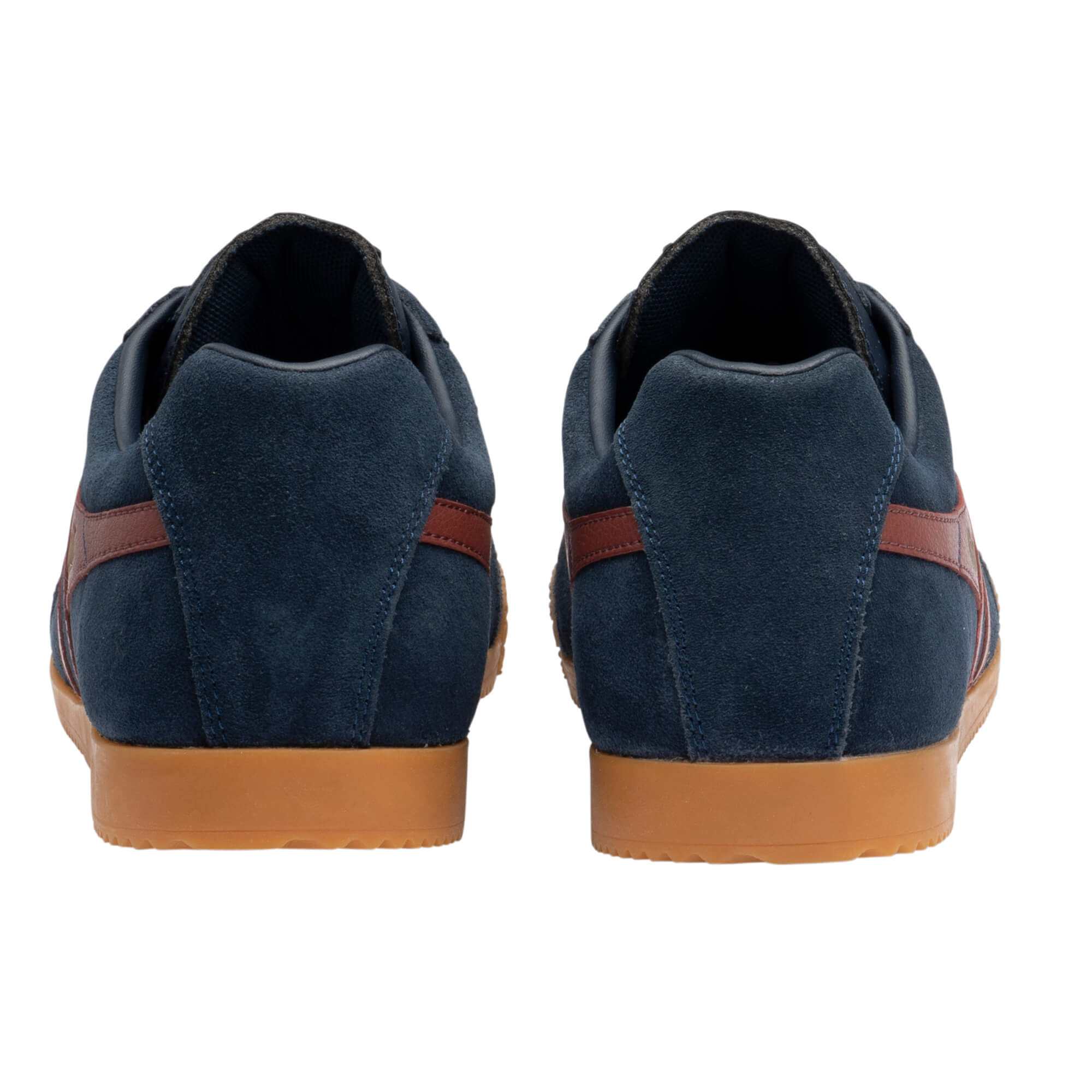 gola-harrier-herren-sneaker-aus-wildleder-navy-rot-ocker image 4