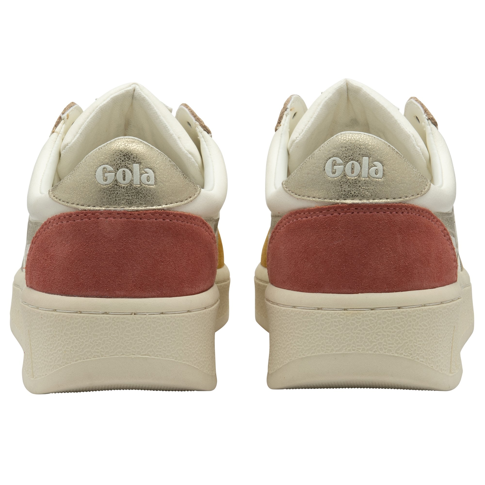 gola-grandslam-quadrant-damen-sneaker-off-white-sonnengelb-gold image 4