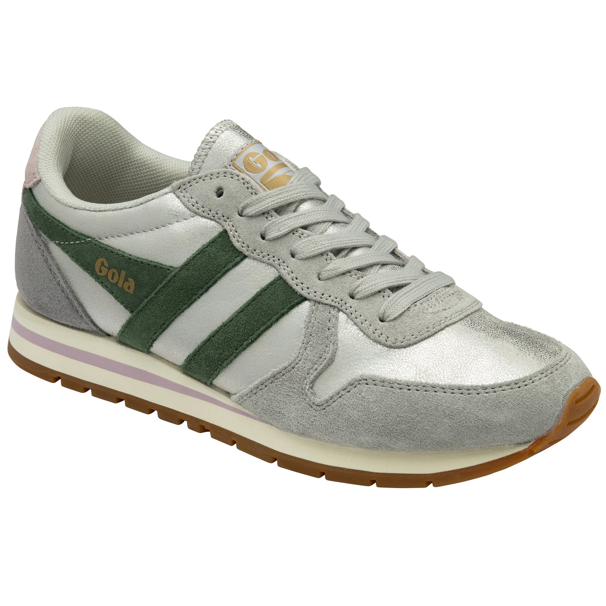gola-daytona-blaze-sneaker-f-r-damen-silber-tanne-rosa image 2