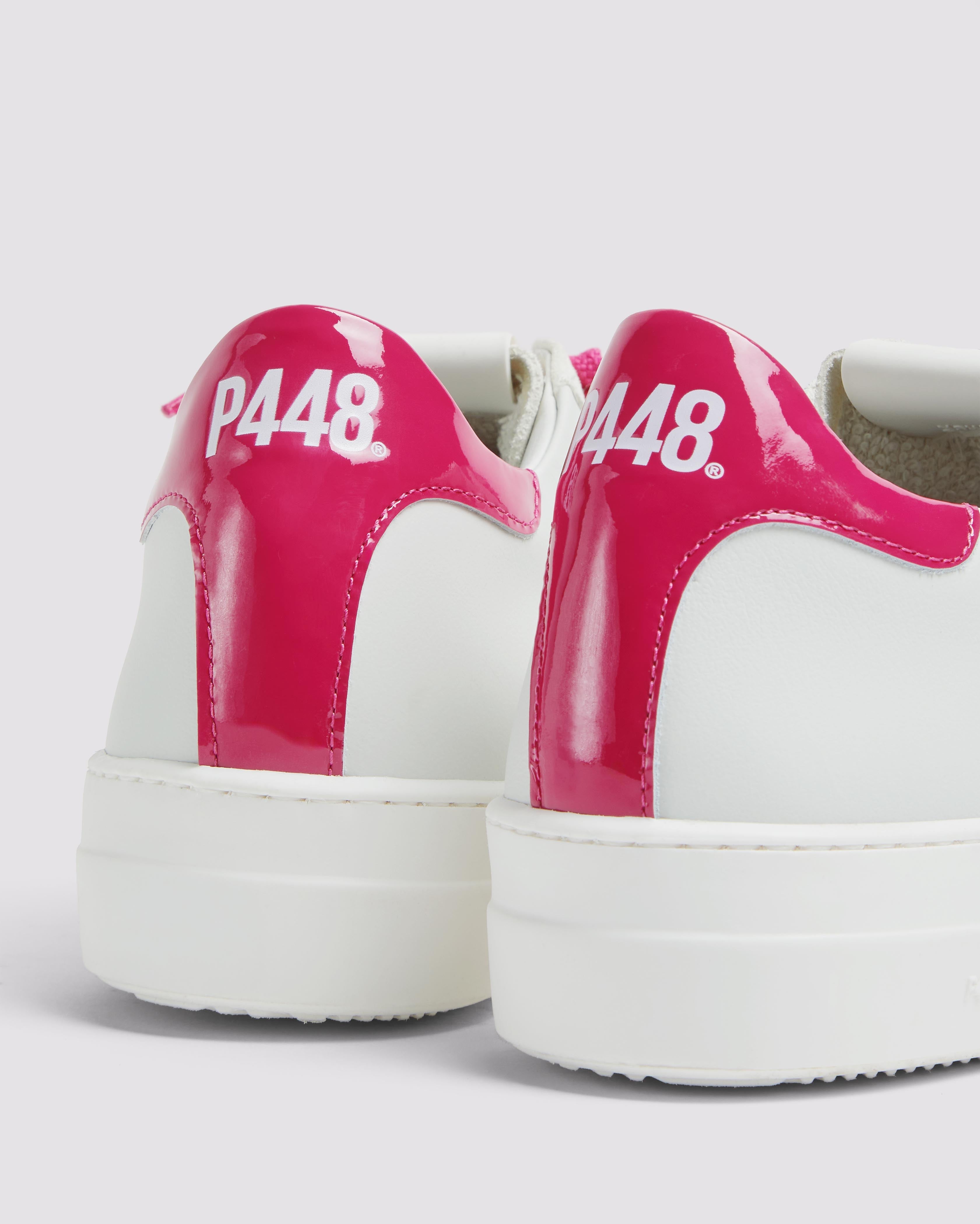 p448-thea-patent-punch-damen-platform-sneaker-wei-pink image 4