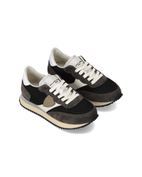 philippe-model-blville-sneaker-kids-grau-schwarz-wei image 4