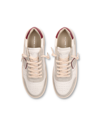 philippe-model-nice-sneaker-herren-wei-bordeaux image 6