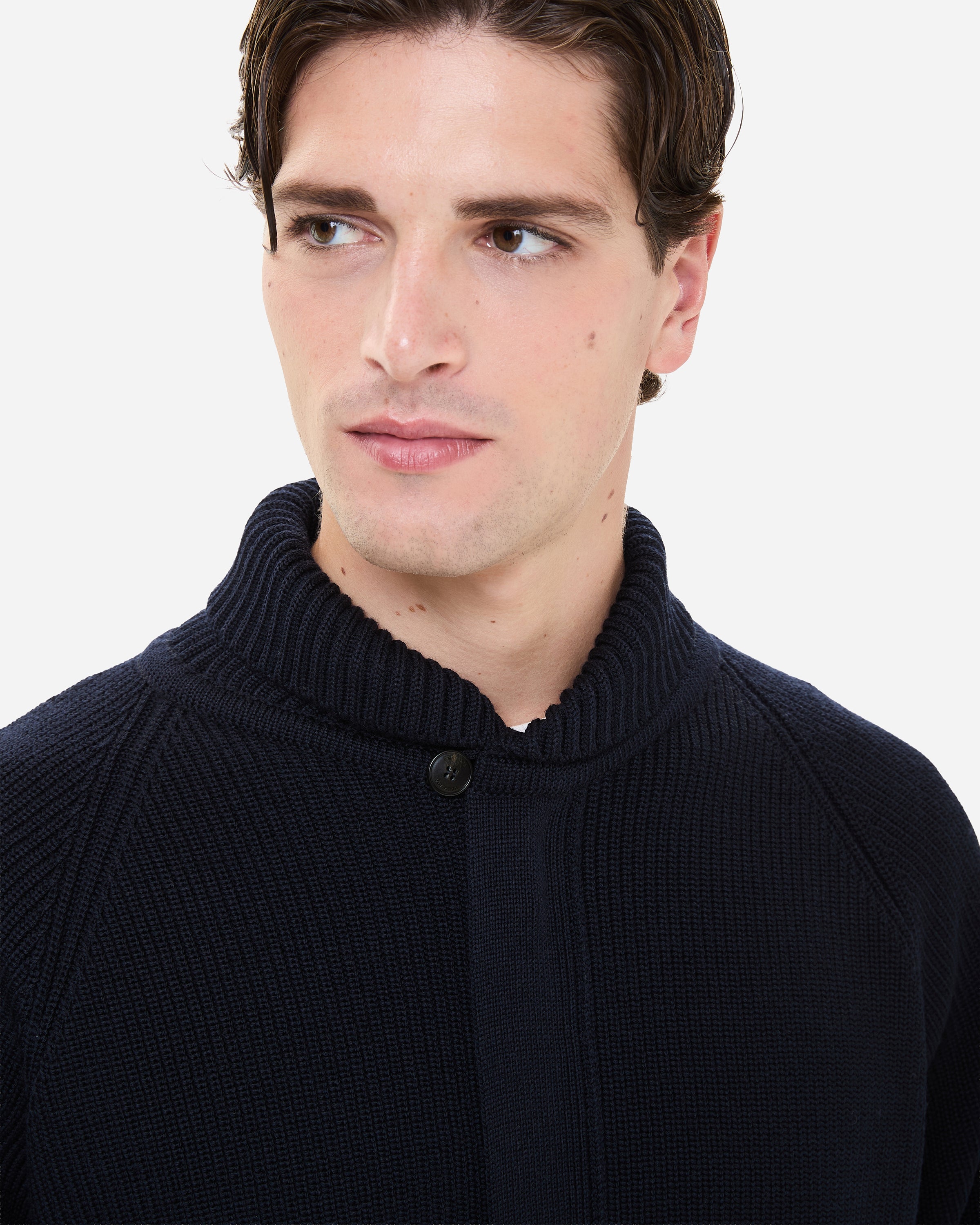 premiata-wolljacke-teflon-zip-herren-mit-schal-kragen image 4