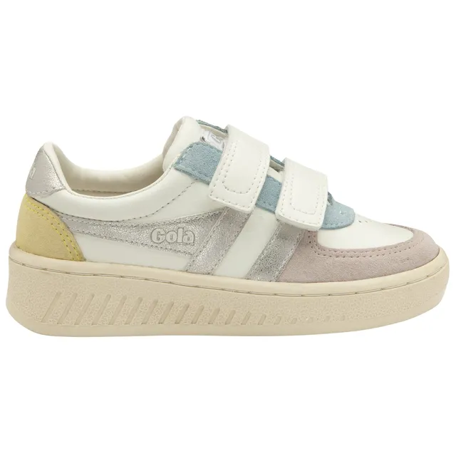 gola-grandslam-quadrant-strap-sneaker-f-r-kinder-wei-multi-mit-klettverschluss image 1