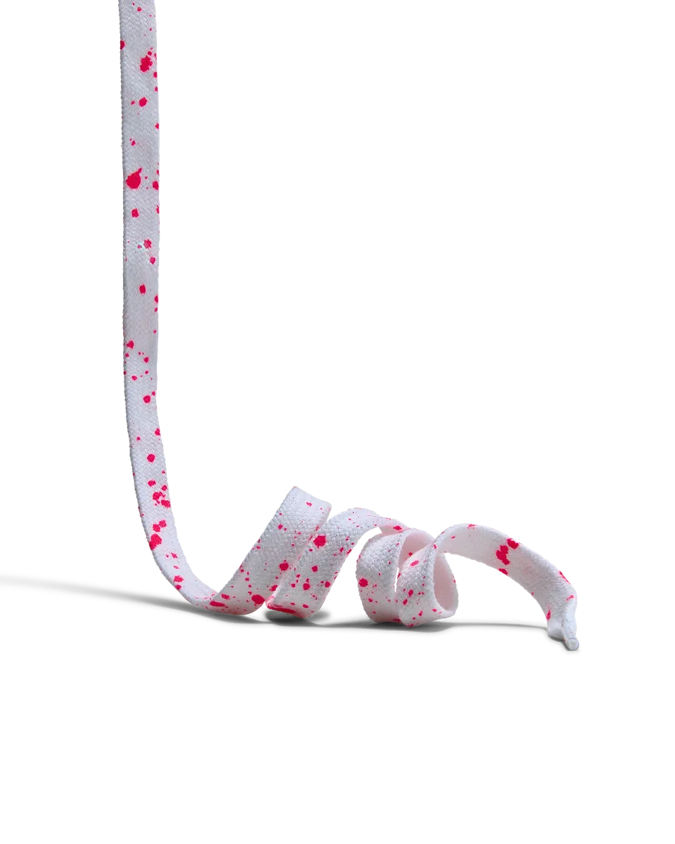 philippe-model-lacets-femme-schn-rsenkel-baumwolle-blanc-fuchsia-wei-pink image 1