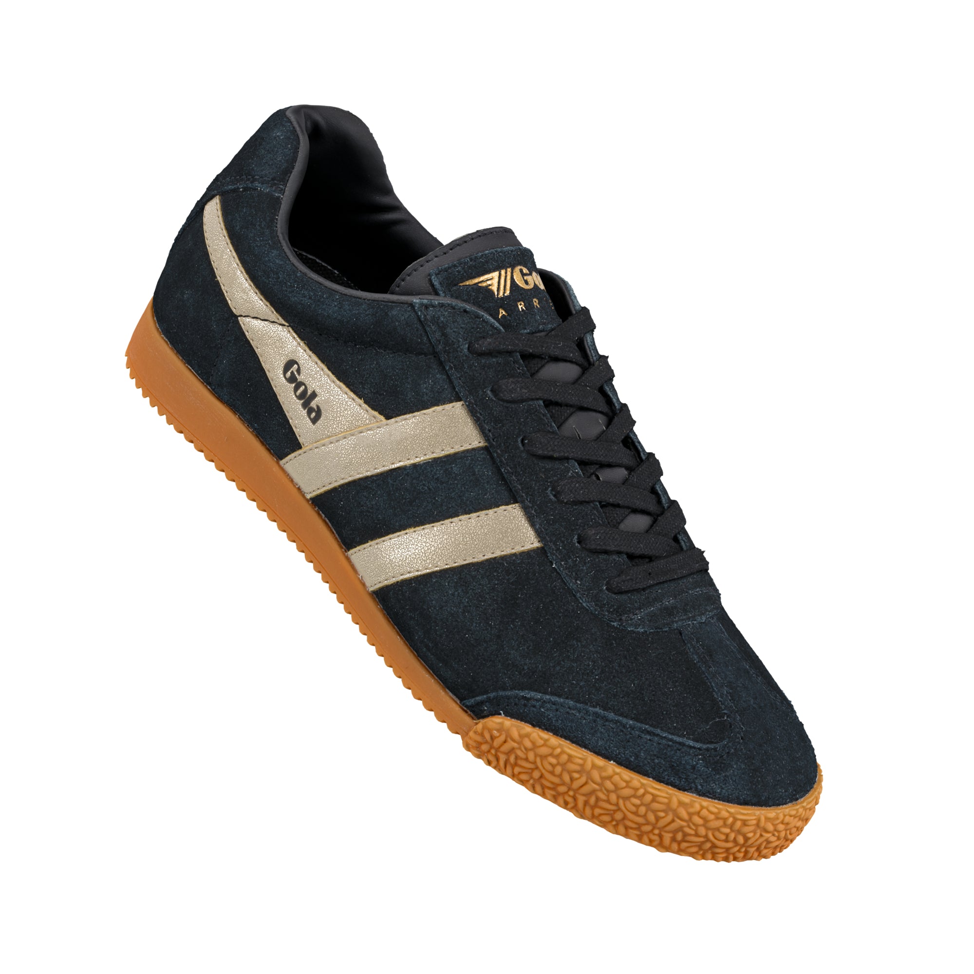 gola-harrier-mirror-sneaker-f-r-damen-schwarz-gold image 5