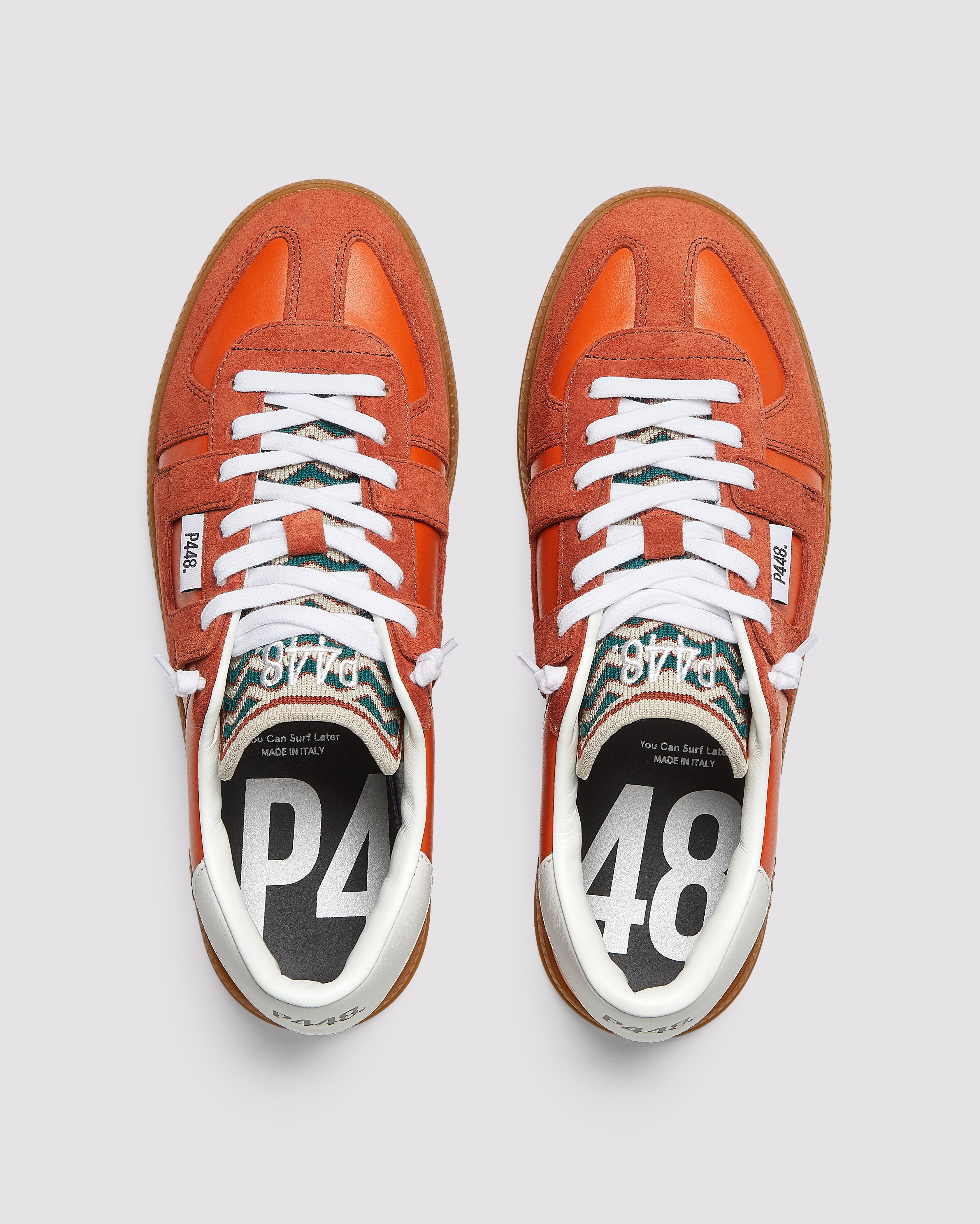 p448-monza-waves-orange-low-top-sneaker-herren image 2