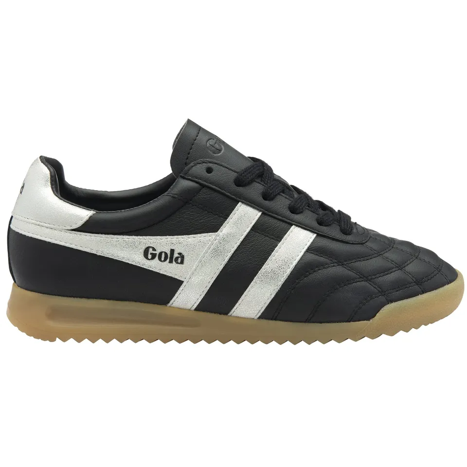 gola-stadium-damen-stadiontrainer-schwarz-silber-sneaker image 1