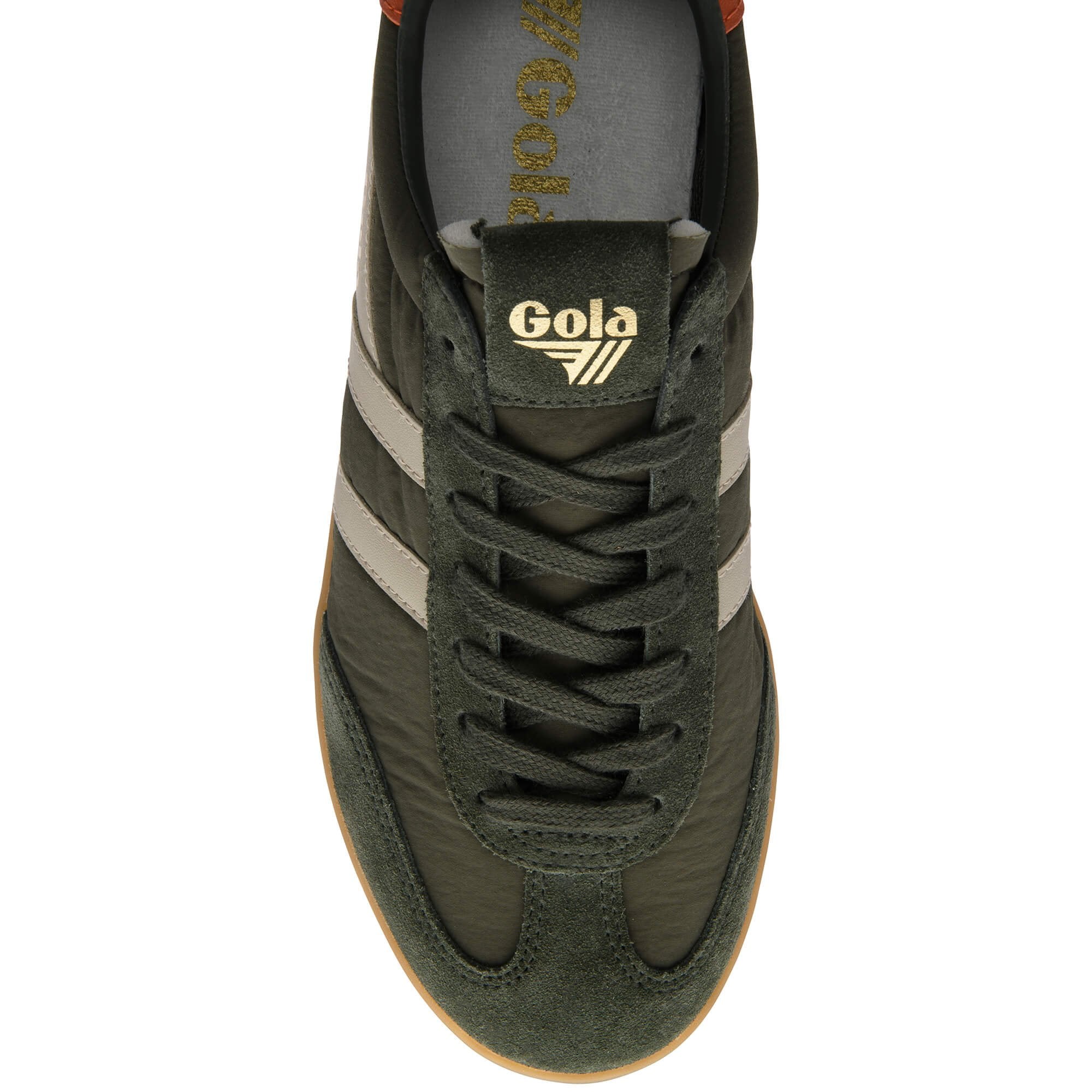 gola-cyclone-nylon-herren-sneaker-dunkelkhaki-suede image 5