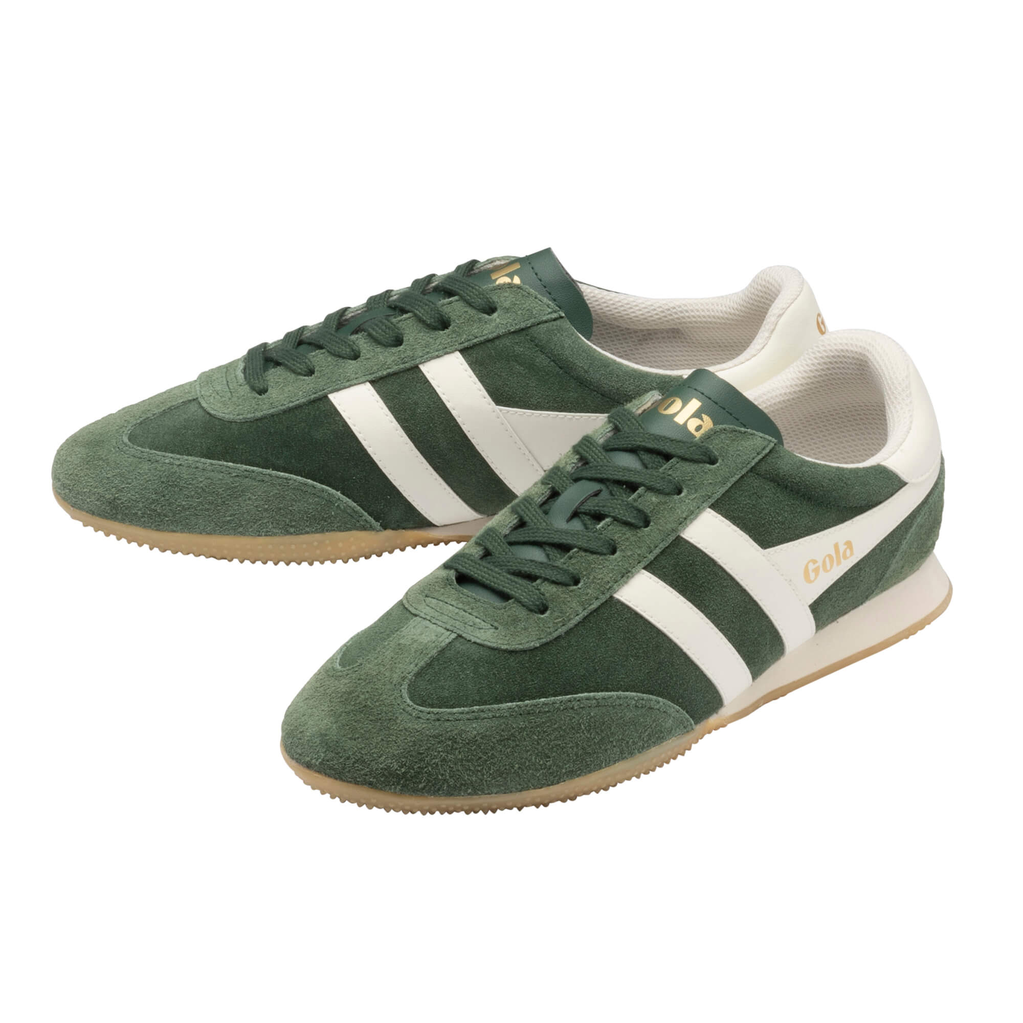gola-sprinter-wildleder-sneaker-f-r-herren-in-evergreen-off-white image 3