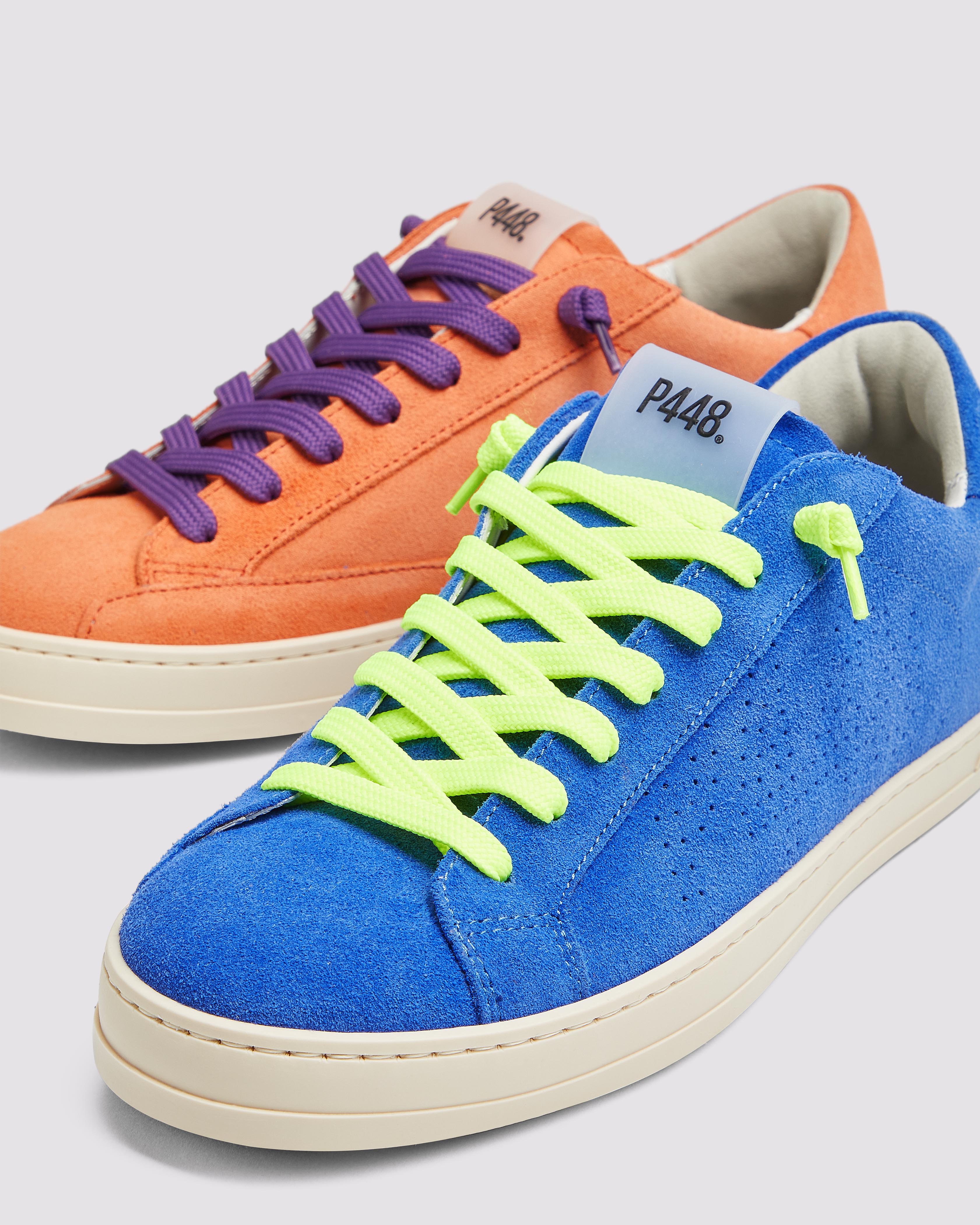 p448-john-kaleidoscope-spritz-low-top-sneaker-blau-orange image 3