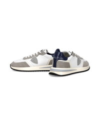 philippe-model-tropez-2-1-sneaker-herren-wei-grau-blau image 4