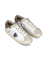 philippe-model-prsx-damen-sneaker-wei-hellblau-animal image 5