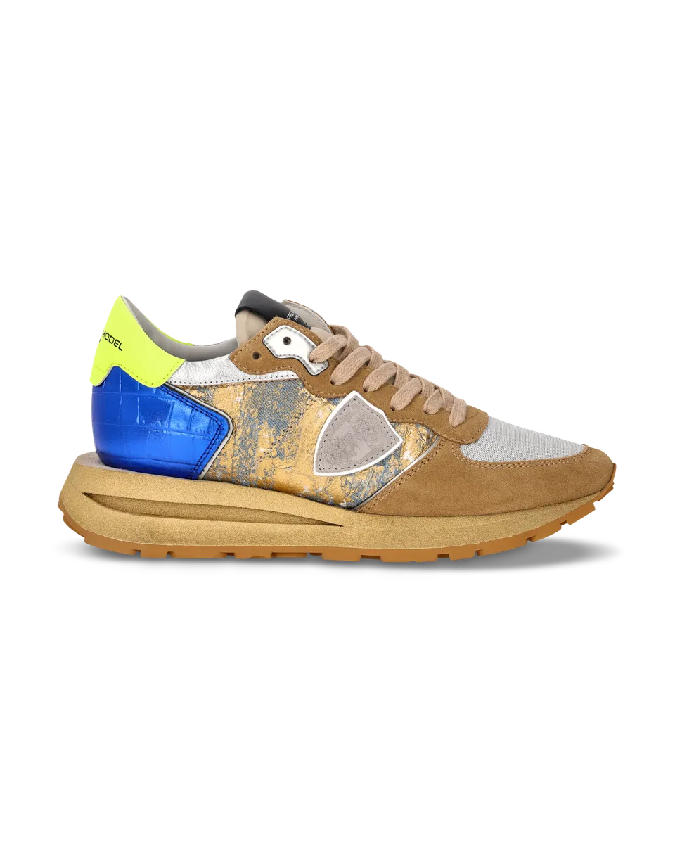 philippe-model-tropez-haute-damen-sneaker-sand-bleuet image 1