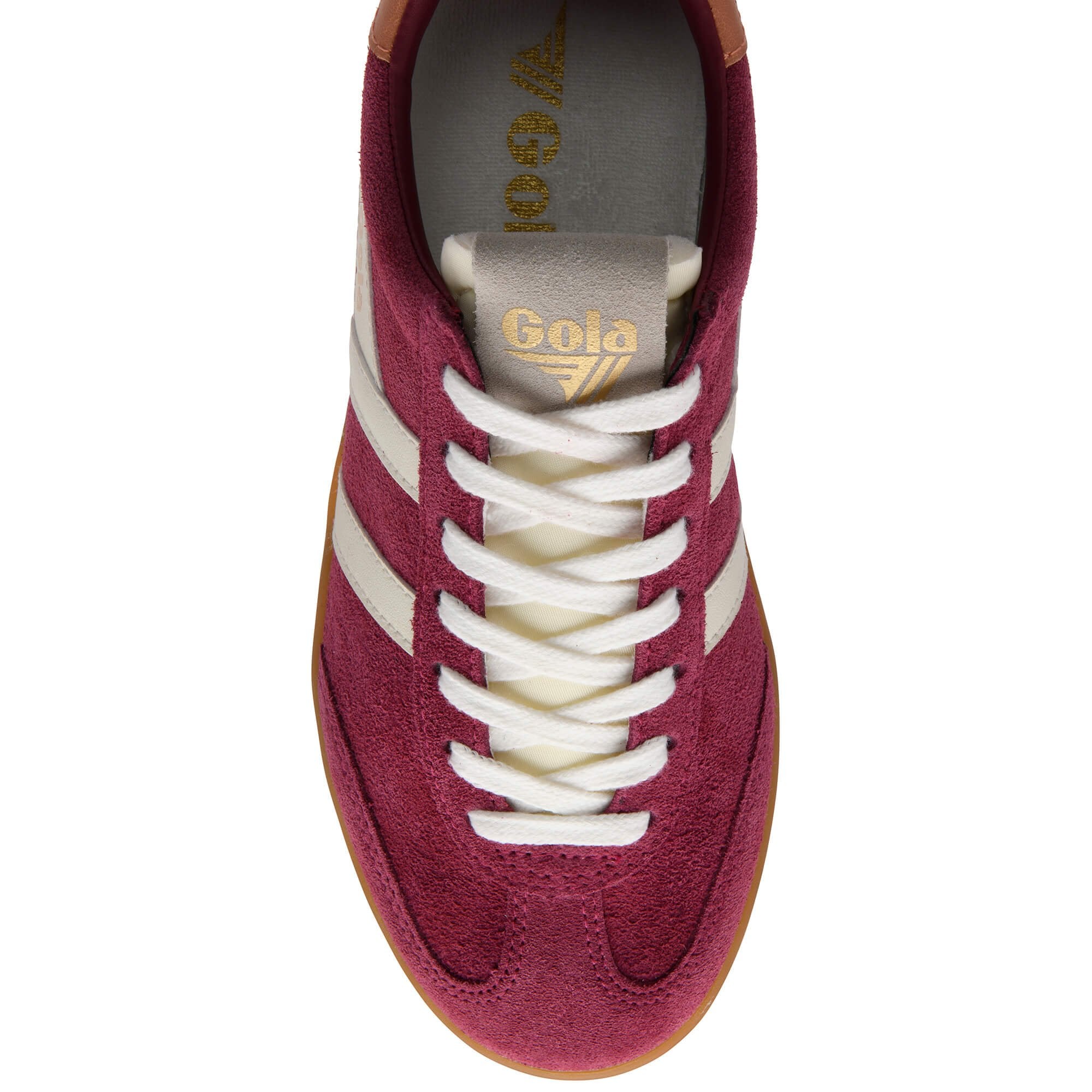 gola-cyclone-damen-sneaker-wildleder-kirschrot-off-white image 5
