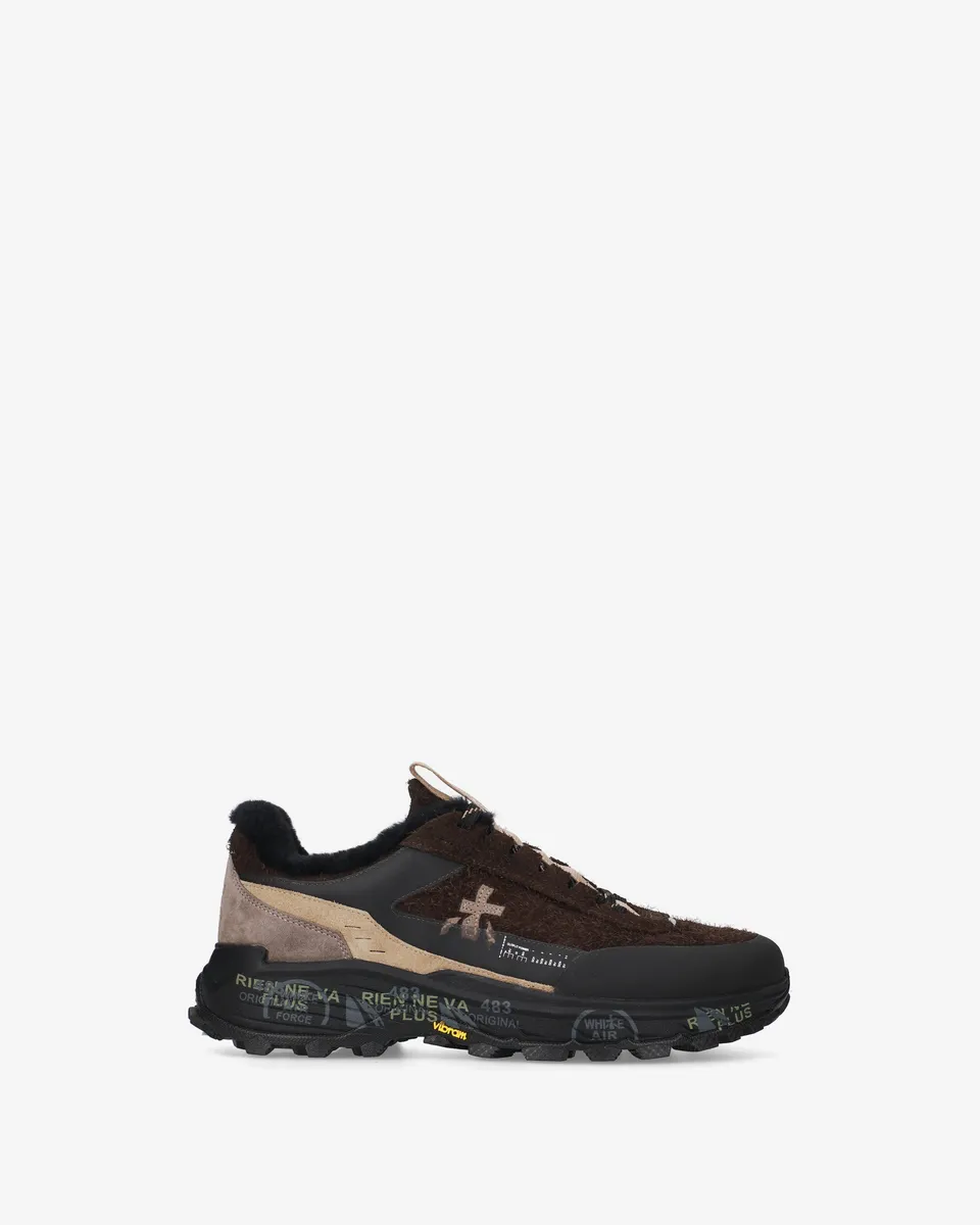 premiata-devin-500m-herren-sneaker-braun-vibram image 1