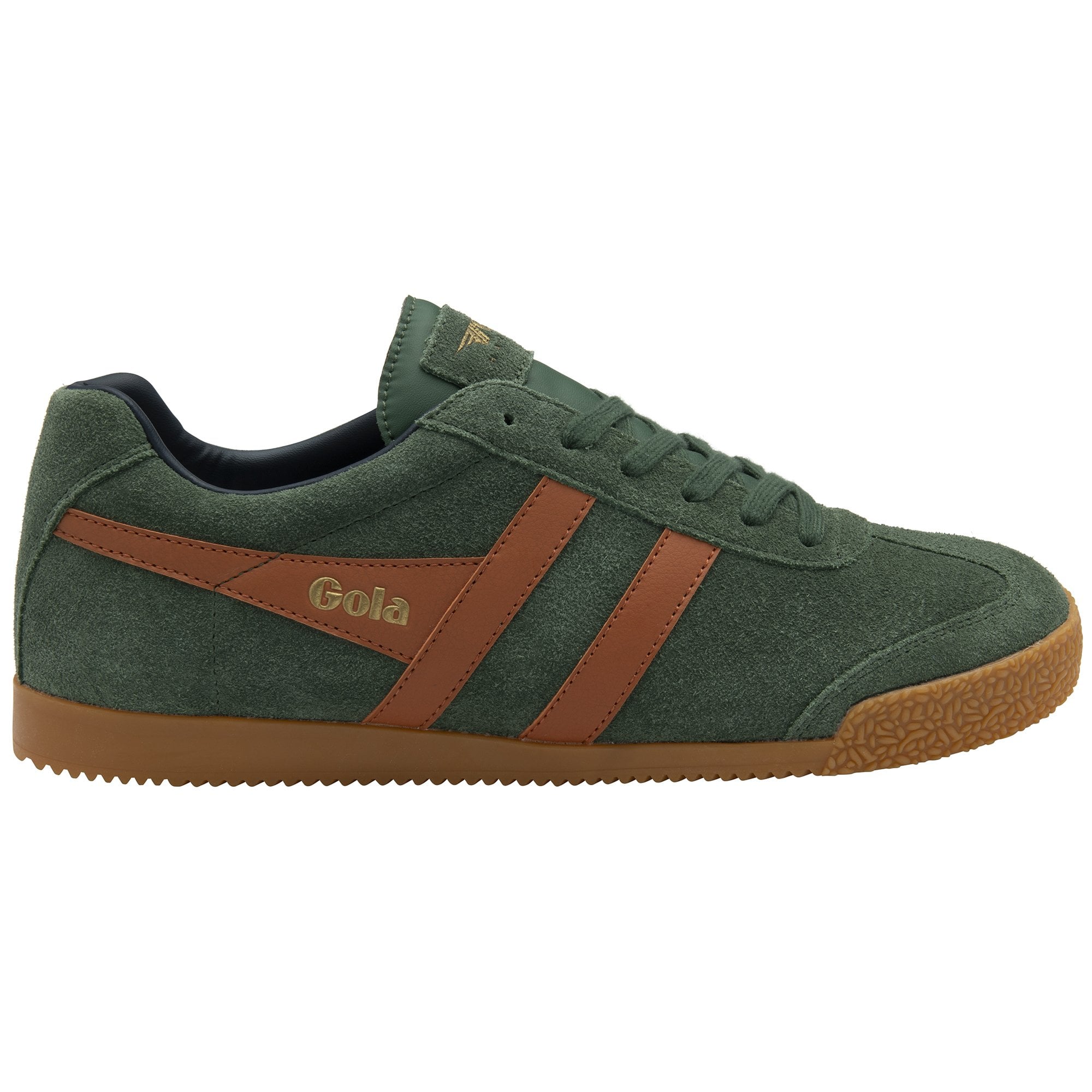 gola-harrier-wildleder-sneaker-herren-evergreen-orange image 1