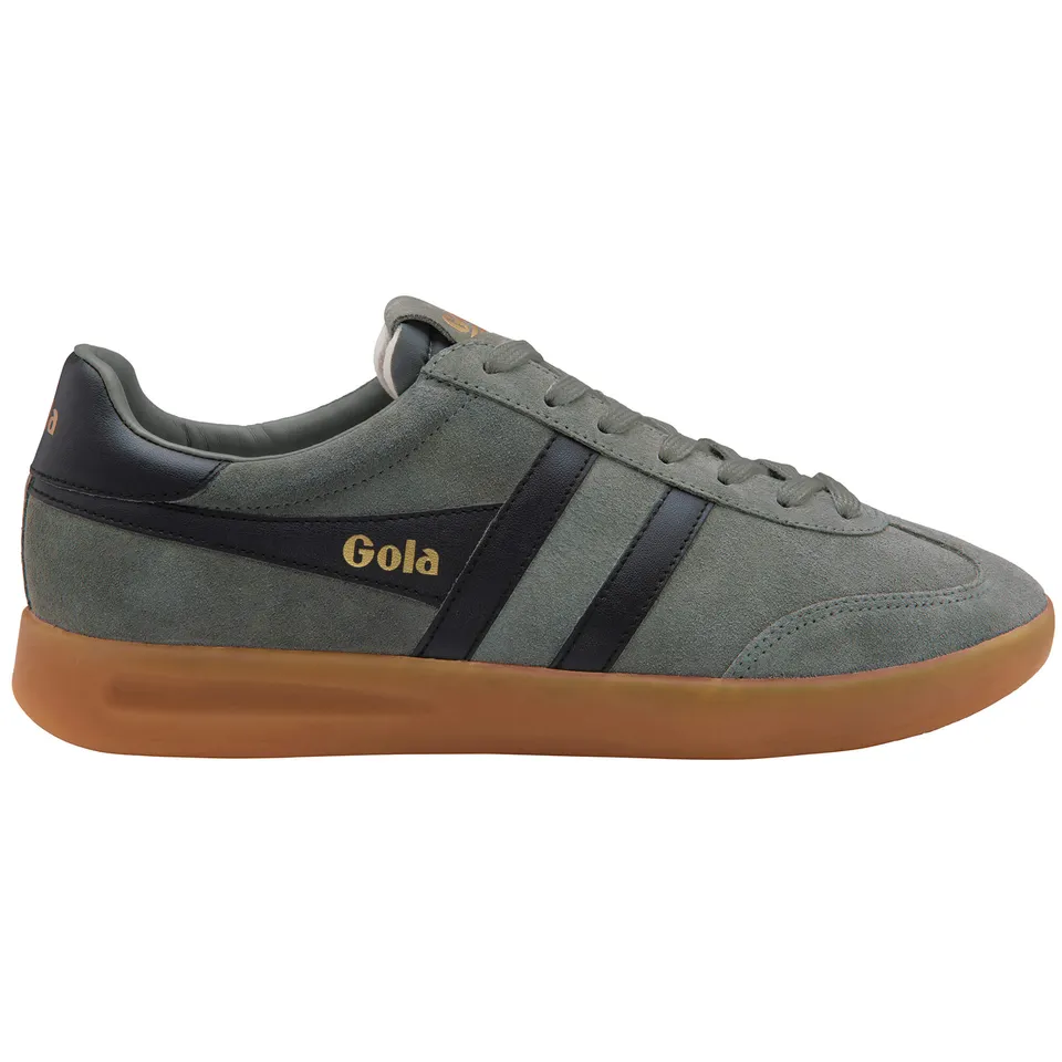 gola-cyclone-herren-sneaker-koniferengr-n-schwarz-wildleder image 1