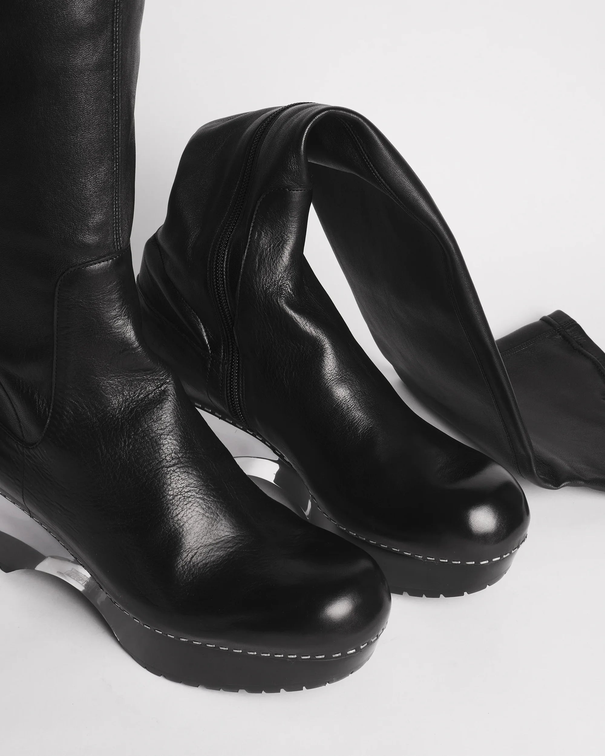 premiata-scultura-012-heritage-boot-damen-nappa-transparent-absatz image 8