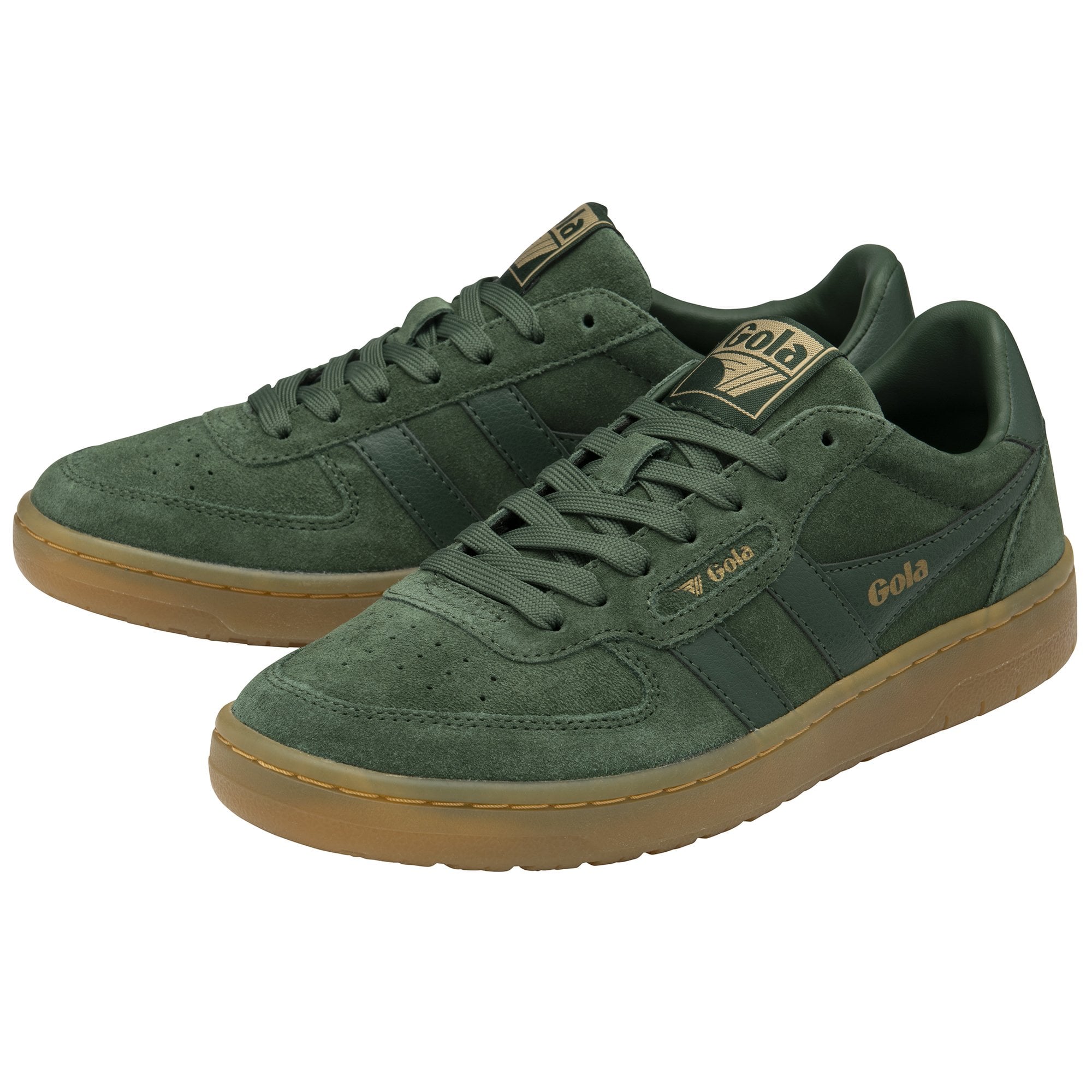 gola-hawk-suede-86-damen-sneaker-gr-n-wildleder image 3