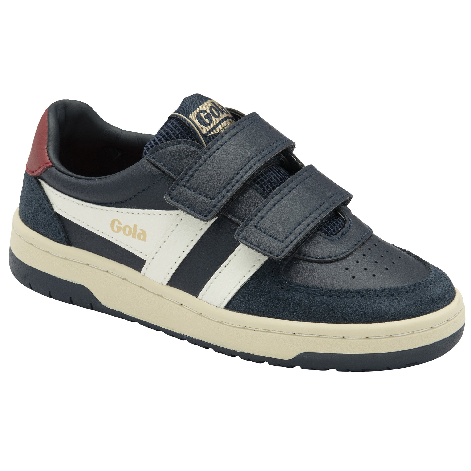 gola-hawk-strap-kinder-sneaker-navy-off-white image 2
