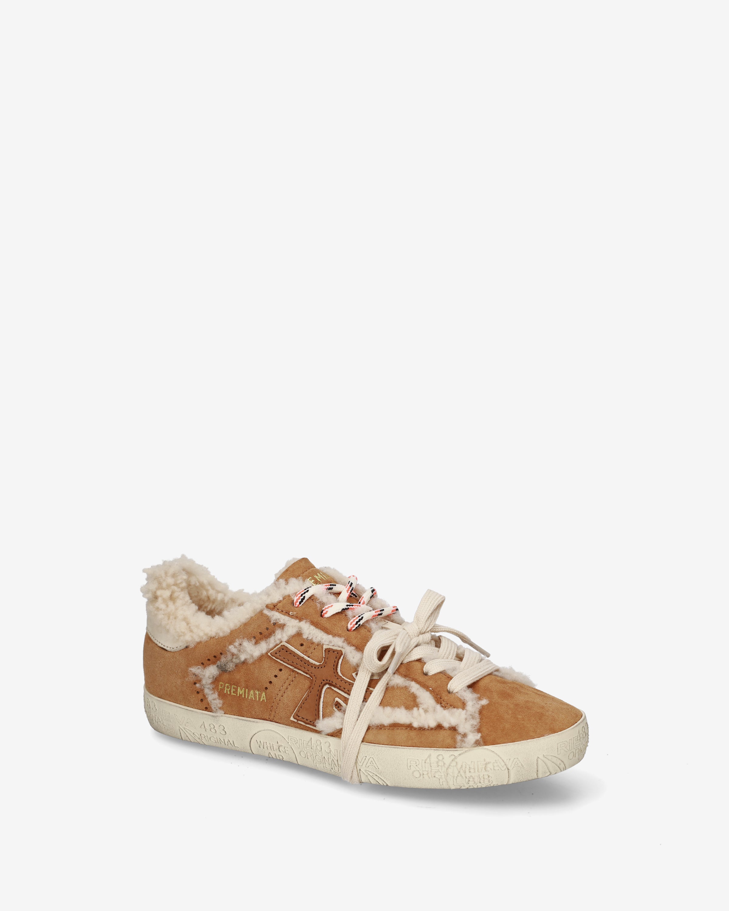 premiata-stevend-8693m-sneaker-damen-cuoio-shearling image 4