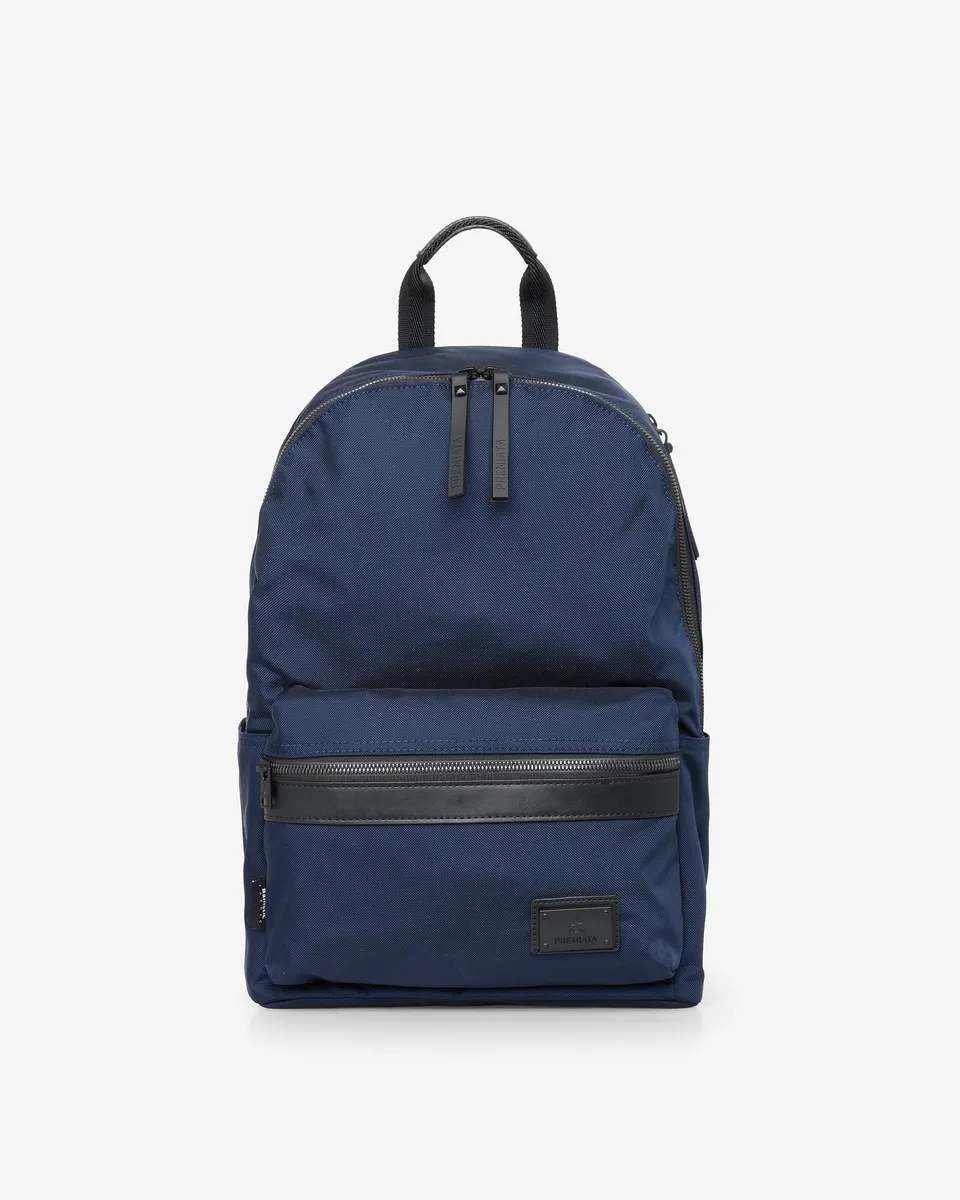 premiata-blade-2140-herren-rucksack-navy-technischer-stoff-mit-fronttasche image 1
