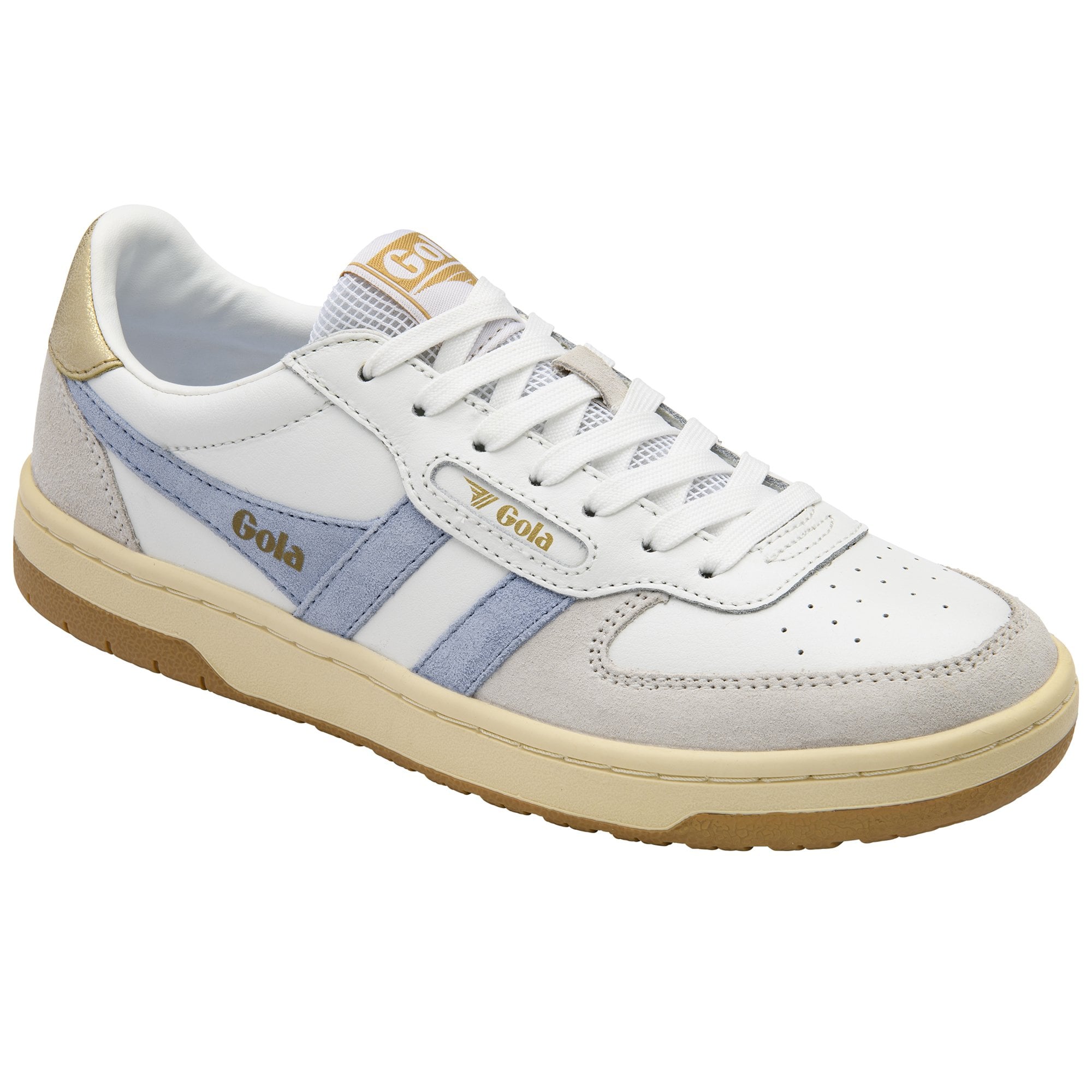 gola-hawk-sneaker-f-r-damen-wei-hellblau-gold image 2